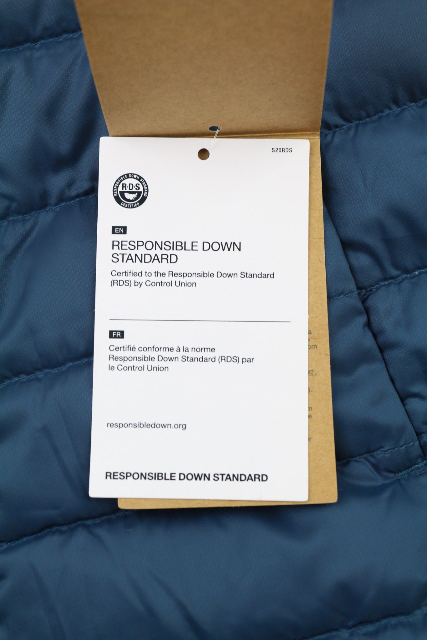 The North Face NF0A4SVN XS 800 Down Blue Lined High Neck Jacket 79746 Size XS / US 0-2 / IT 36-38 - 7 Thumbnail