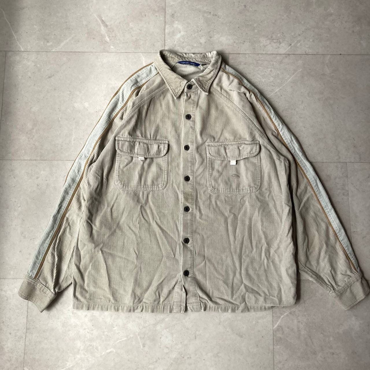 Quiksilver Vintage Quiksilver Surfboards Corduroy Button Up Shirt Size US L / EU 52-54 / 3 - 1 Thumbnail