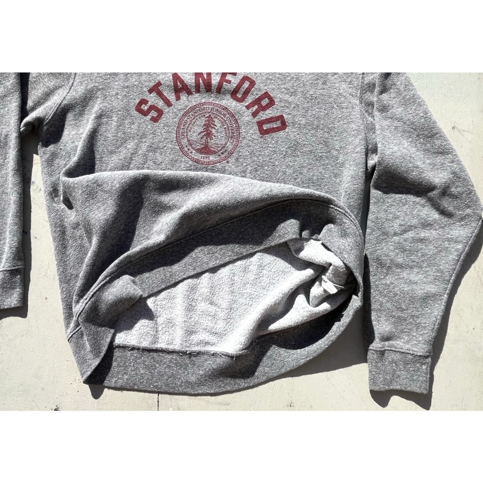 NCAA Men's Stanford University Sweatshirt Gray Spell-Out M NCAA Ivy League Collegiate Shirt Size US M / EU 48-50 / 2 - 6 Thumbnail
