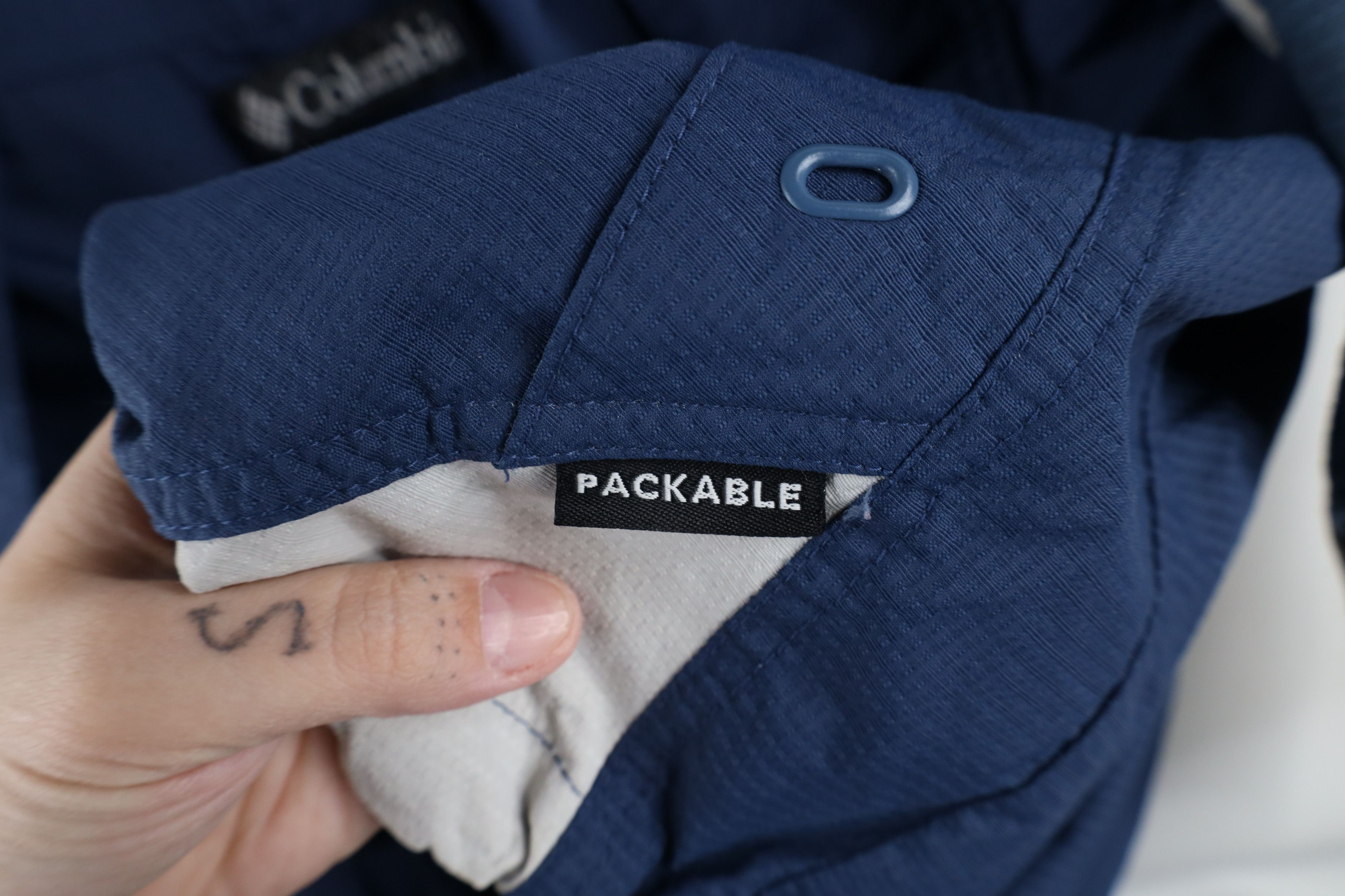 Columbia × Vintage Vintage 90s Columbia Half Zip Packable Hooded Anorak Jacket Size US M / EU 48-50 / 2 - 7 Thumbnail