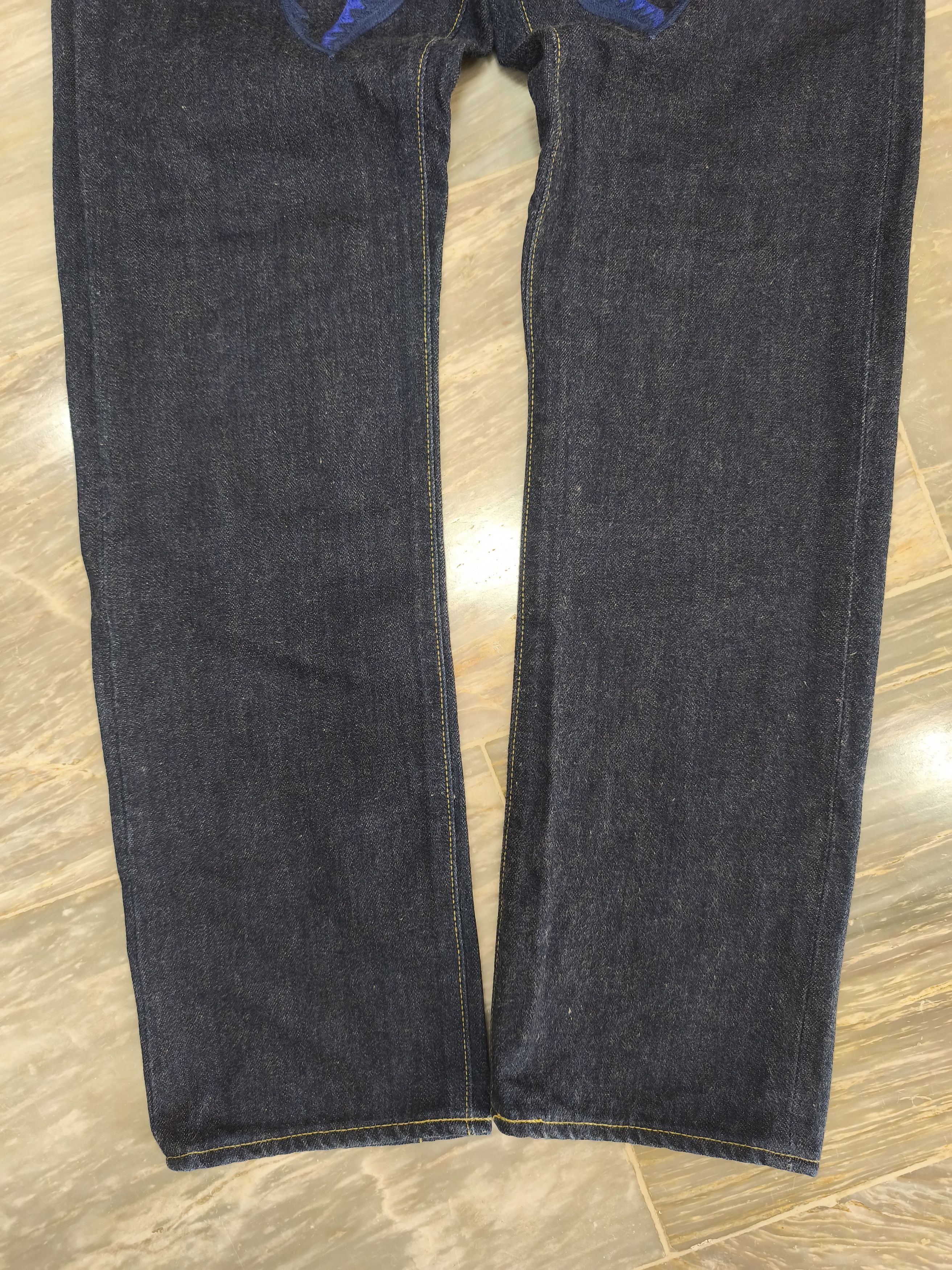 Bape Bape Shark Type-05 Embroidery Selvedge Pants Size US 34 / EU 50 - 4 Thumbnail