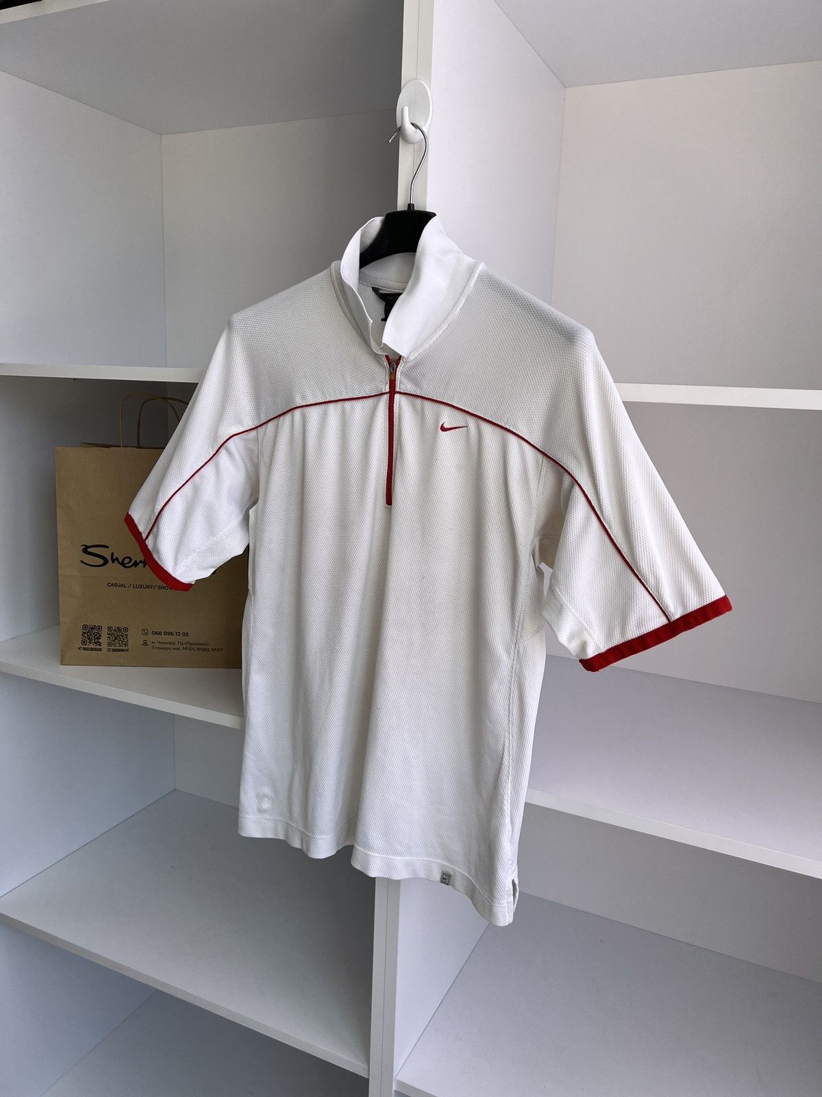 Nike × Vintage Vintage Nike Tennis Jersey Size US S / EU 44-46 / 1 - 5 Thumbnail