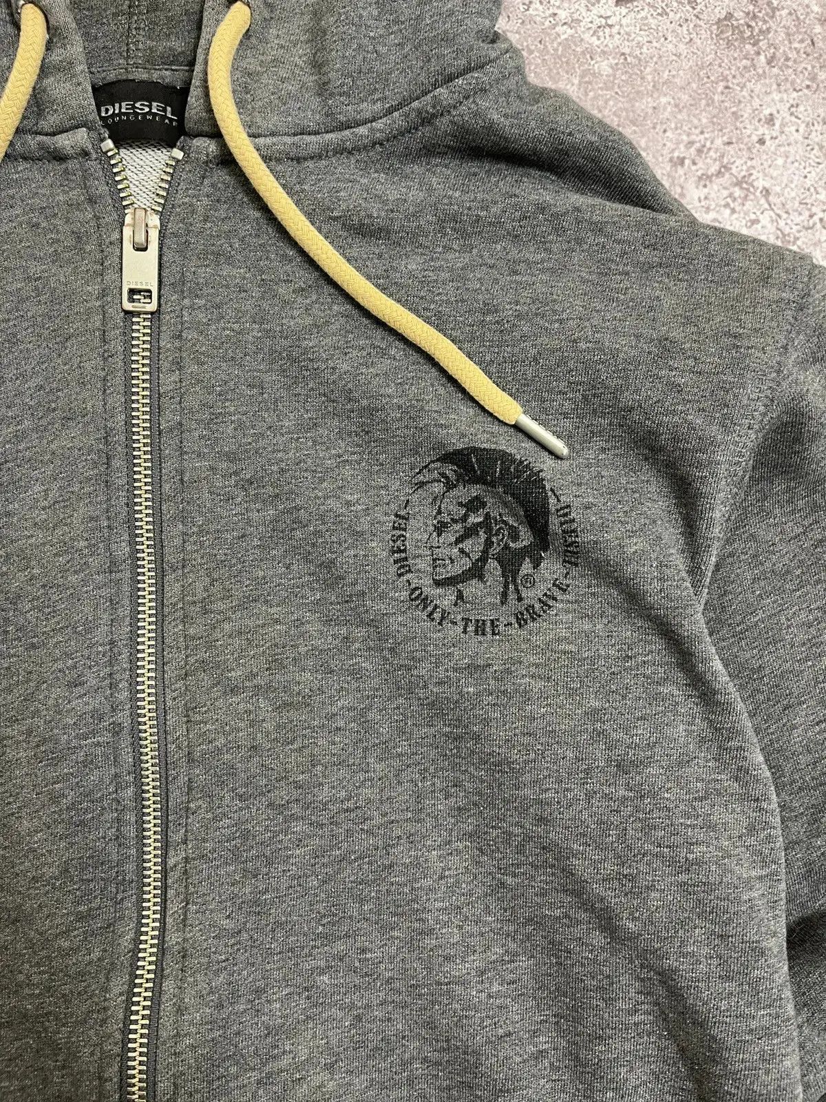 Diesel × Vintage Diesel Vintage Small Gray Zip Hoodie Size US S / EU 44-46 / 1 - 2 Thumbnail