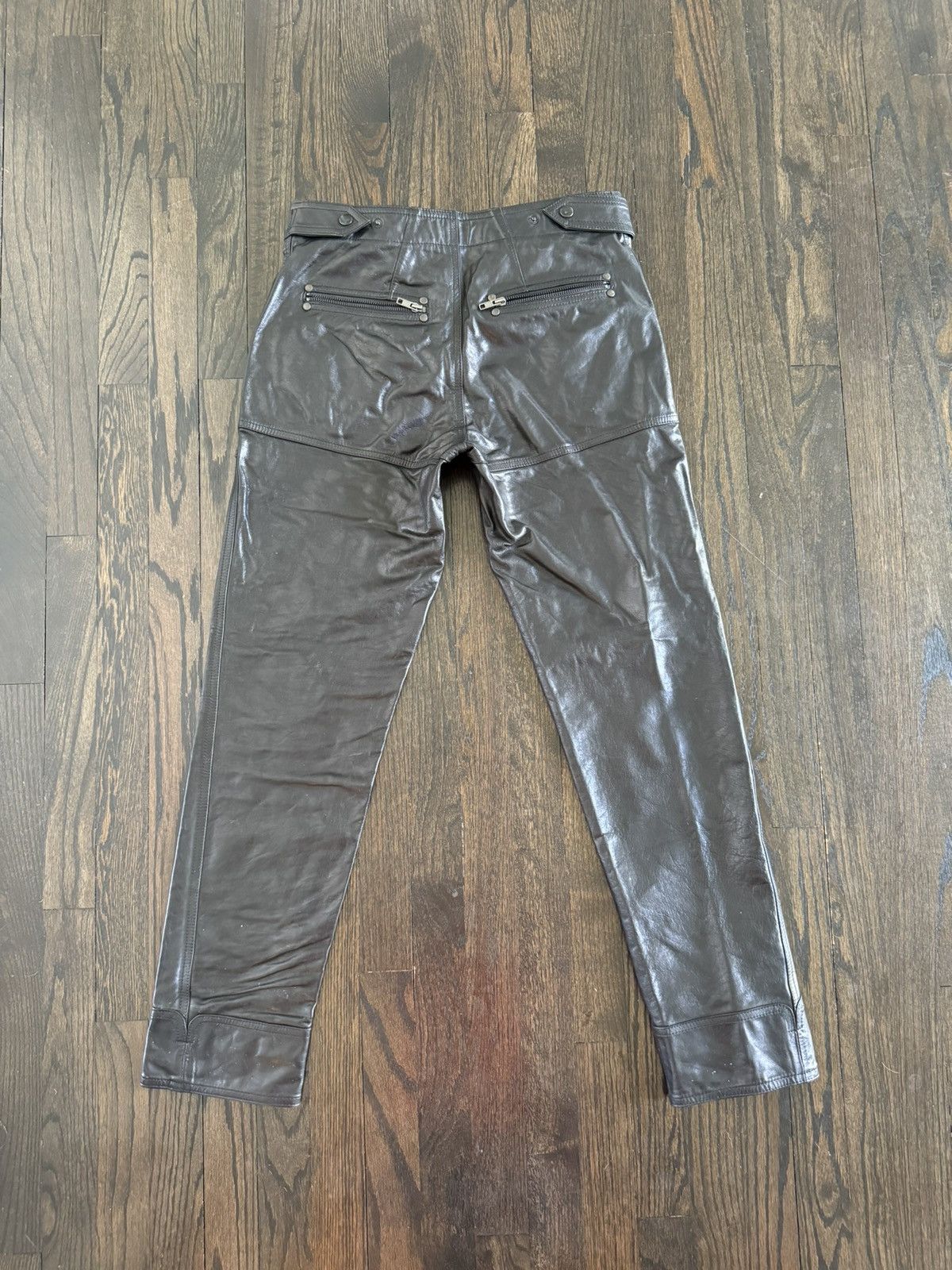 Maison Margiela AW2011 Maison Margiela Leather Biker Pants Size US 30 / EU 46 - 2 Thumbnail