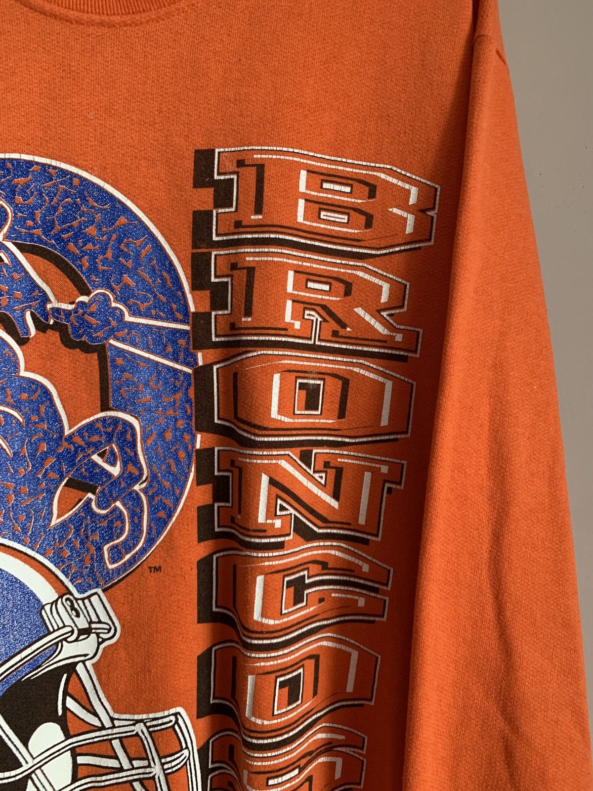 NFL Vintage 80s NFL Sweatshirt Denver Broncos Retro Made In USA Size US L / EU 52-54 / 3 - 10 Thumbnail