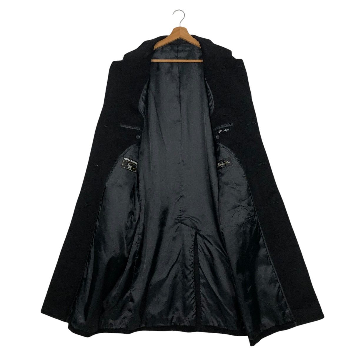 Japanese Brand 🔥VINTAGE WOOL LONG JACKET VALENTINO RUDY ISSEY MIYAKE Size US M / EU 48-50 / 2 - 16 Thumbnail