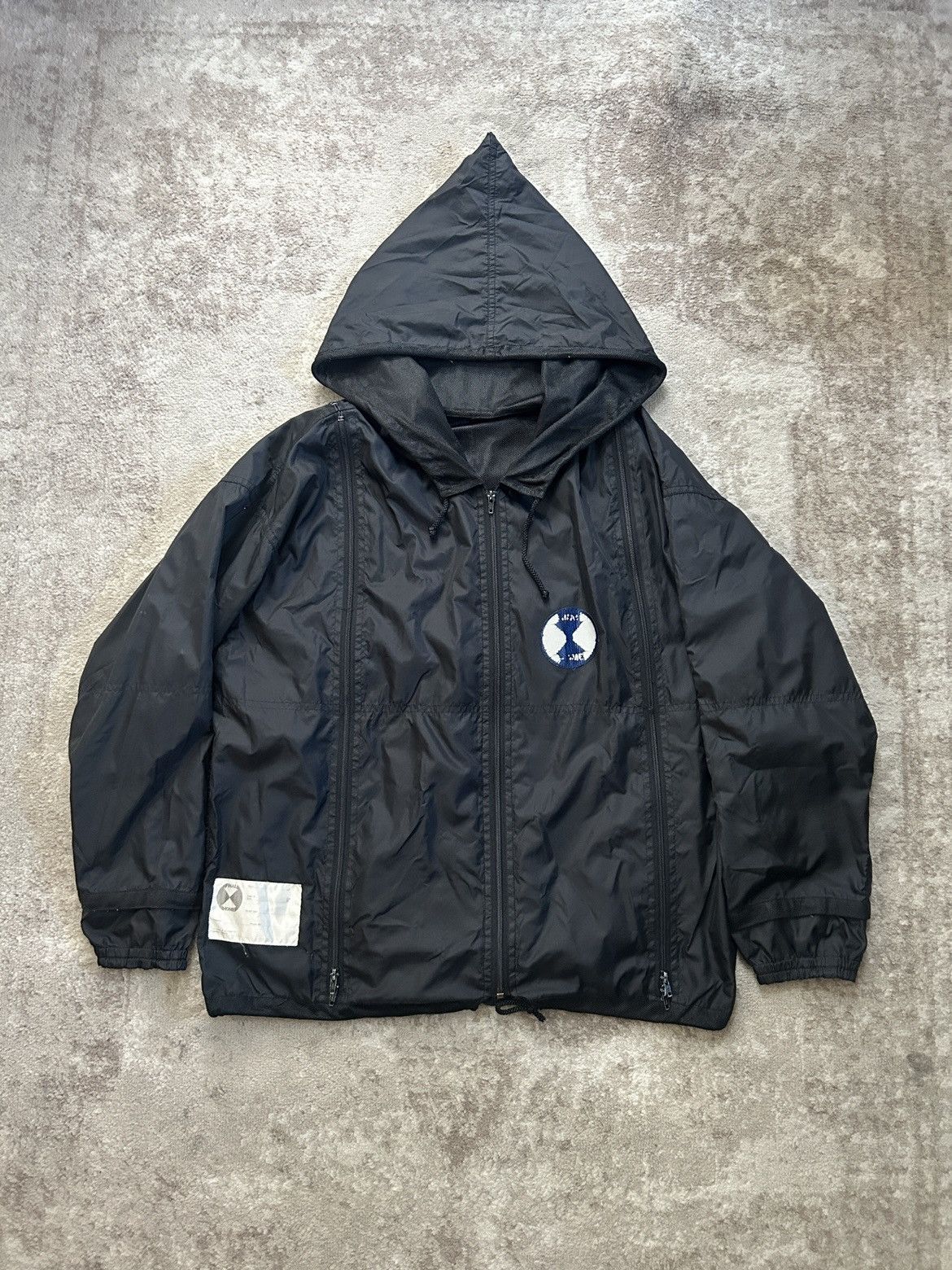 08AW Final home 多重ジップ ギミック サバイバル モッズコート黒 08AW Final home 多重ジップ ギミック サバイバル モッズコート黒