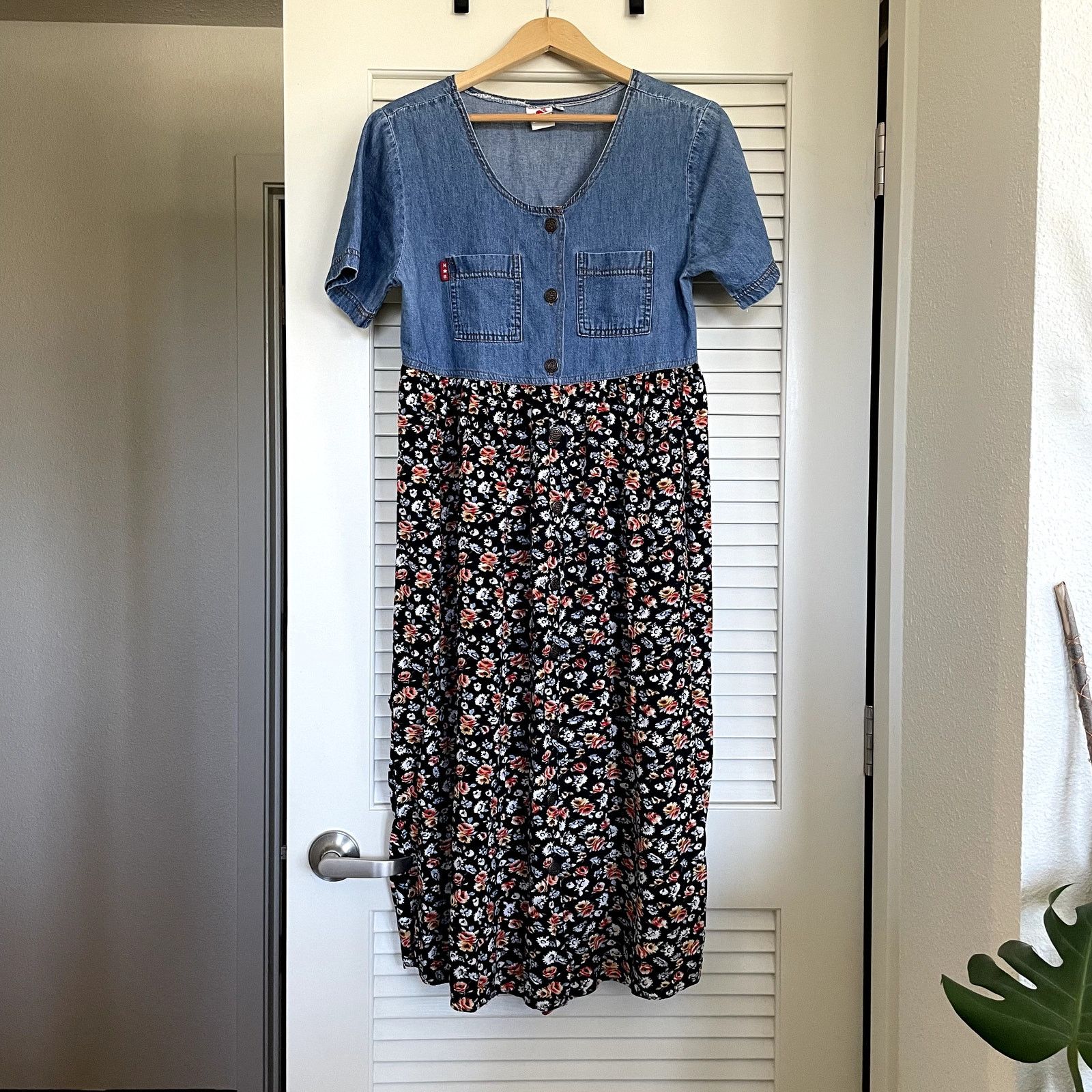 Other Vintage Grunge No Boundaries Button Down Babydoll Dress M Size M / US 6-8 / IT 42-44 - 2 Thumbnail