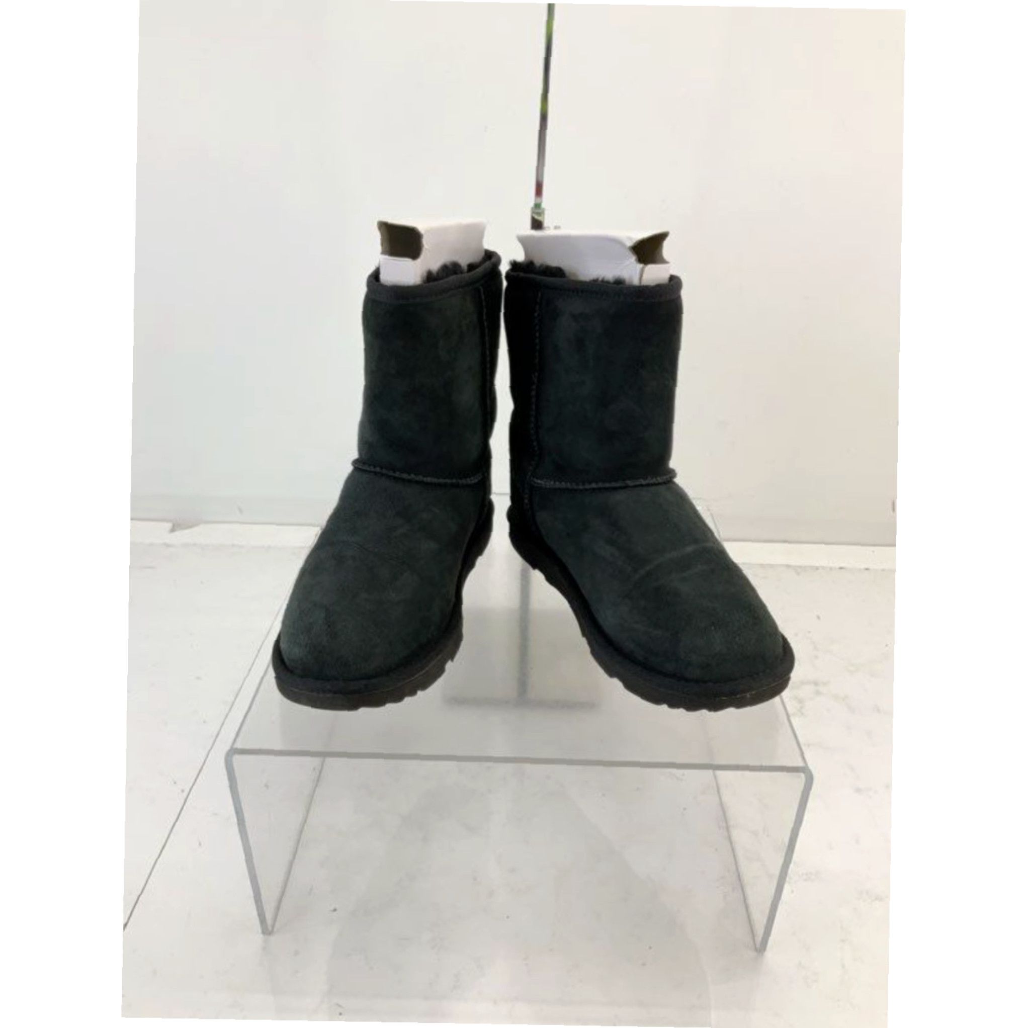 Ugg Authentic Black Suede UGG Kids Classic II Sheepskin Lined Pull On Boots in Size 6 Grailed