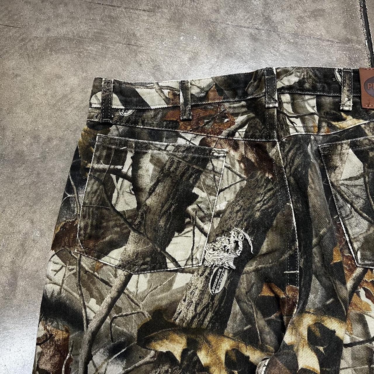 Vintage × Wrangler Vintage 00s Y2K Wrangler Pro Gear Camo Double Knee Pants Size US 36 / EU 52 - 5 Thumbnail