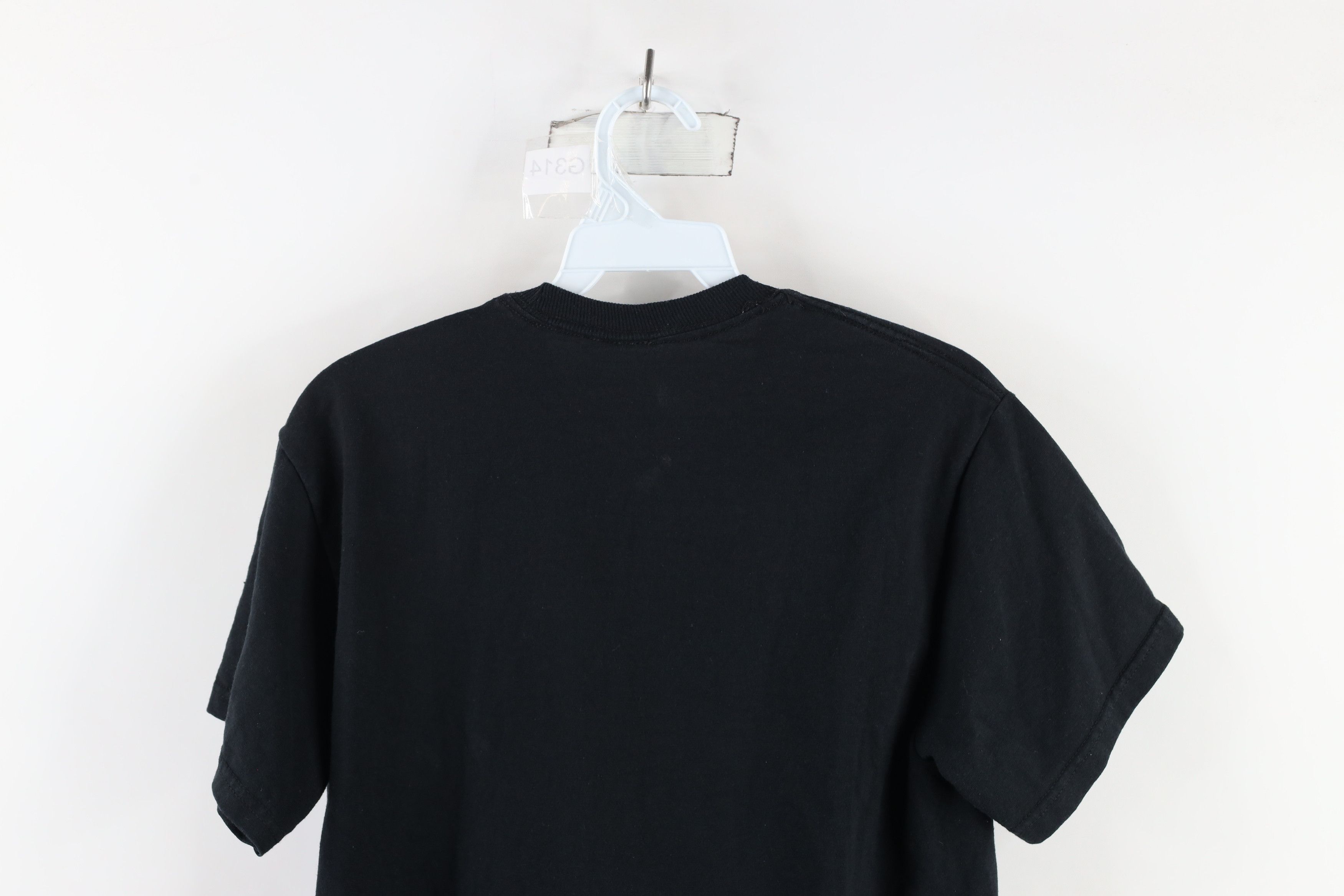 Vintage Vintage 90s Streetwear Blank Short Sleeve T-Shirt Black Size US S / EU 44-46 / 1 - 8 Thumbnail
