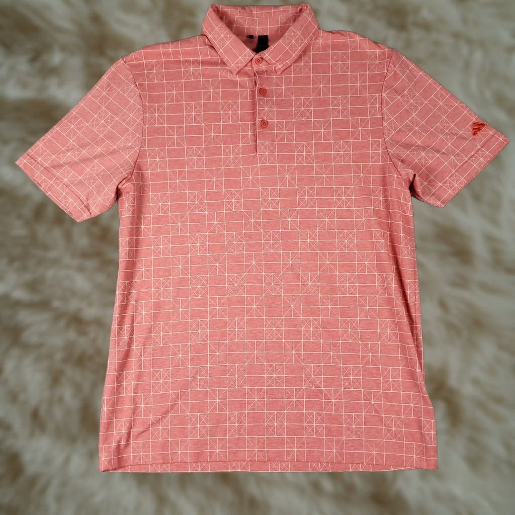 Adidas Adidas Polo Shirt Mens Size Medium Pink Golf Casual Short Sleeve Polo Shirt Mens Regular Pink Adidas Size US M / EU 48-50 / 2 - 1 Thumbnail