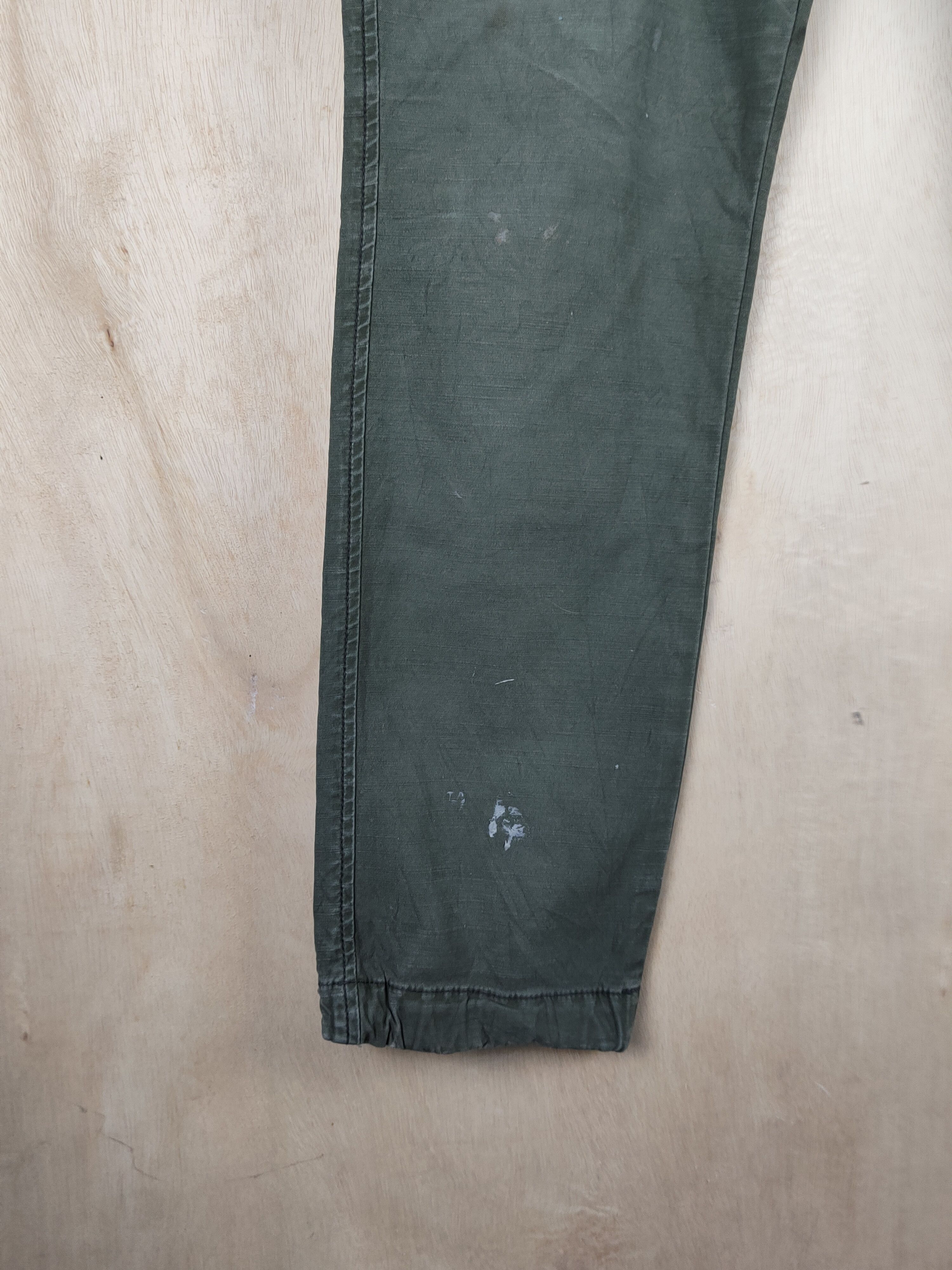 ONES STROKE Ones Stroke Green Multipocket Tactical Cargo Pants #S2407 Size US 28 / EU 44 - 4 Thumbnail