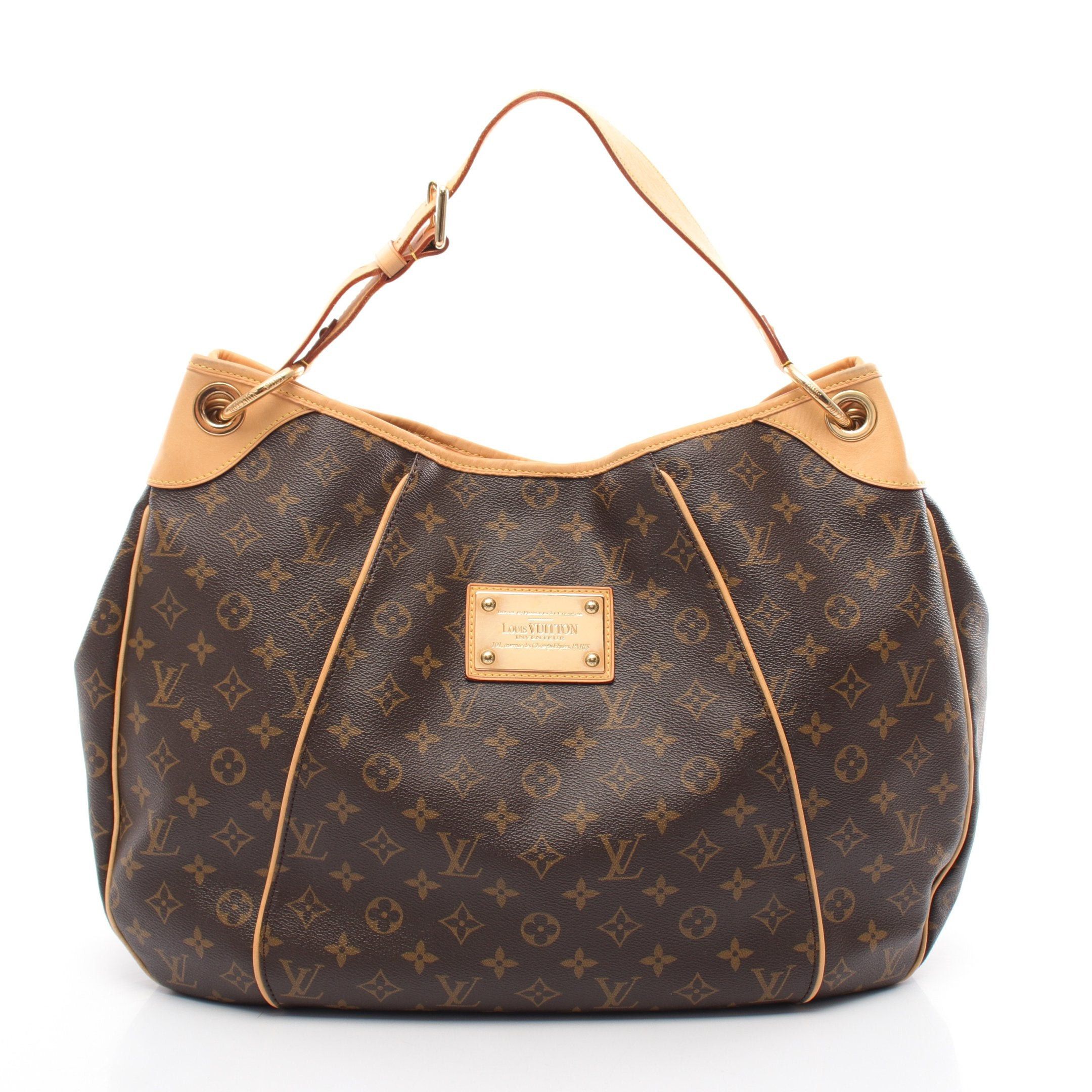 Louis Vuitton Louis Vuitton Galliera Gm Monogram Shoulder Bag Leather Brown Size ONE SIZE - 1 Thumbnail