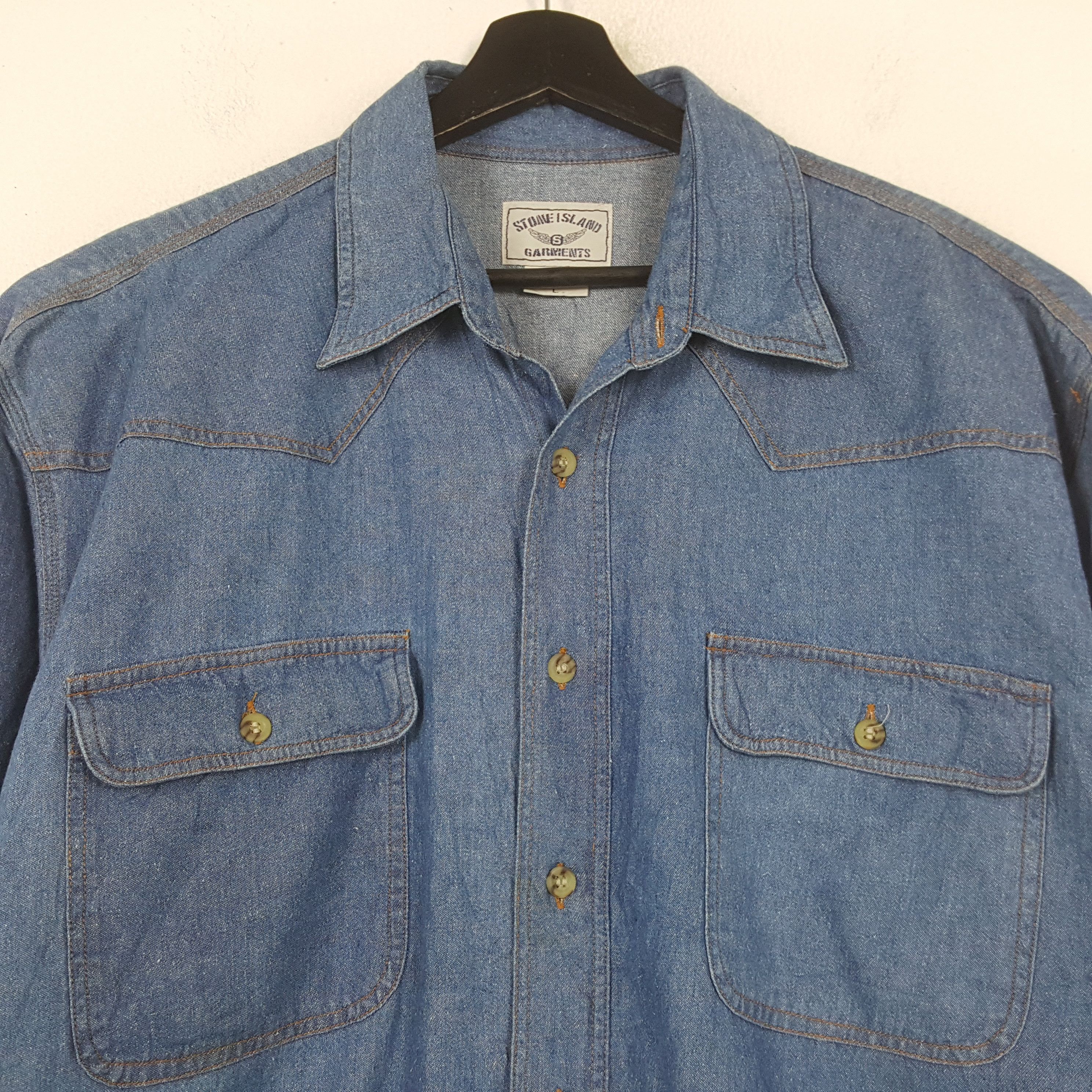 Stone Island Stone Island Casual Style Shirt 31 Size US L / EU 52-54 / 3 - 2 Thumbnail