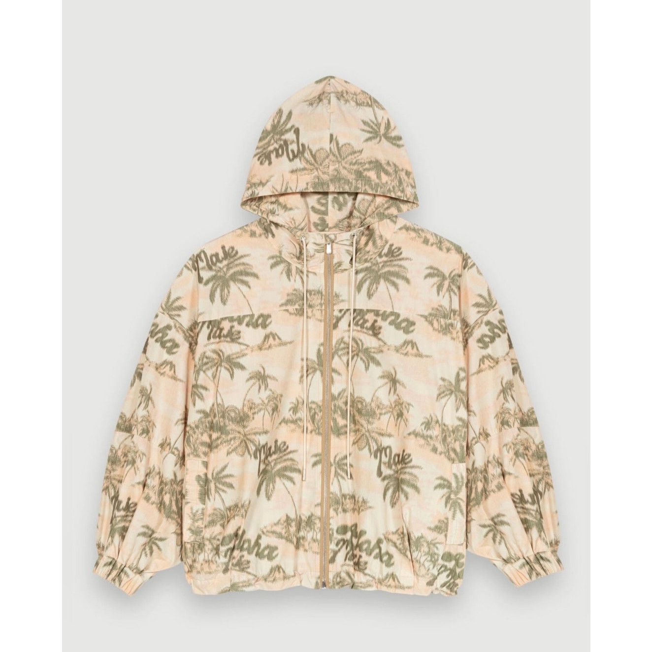 Maje NEW Maje Palm Tree Print Jacket size 40/ Large Size L / US 10 / IT 46 - 1 Thumbnail
