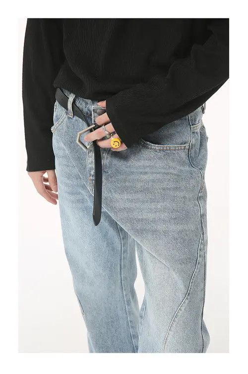 Other Simple washed light blue flared denim trousers Size US 32 / EU 48 - 5 Thumbnail