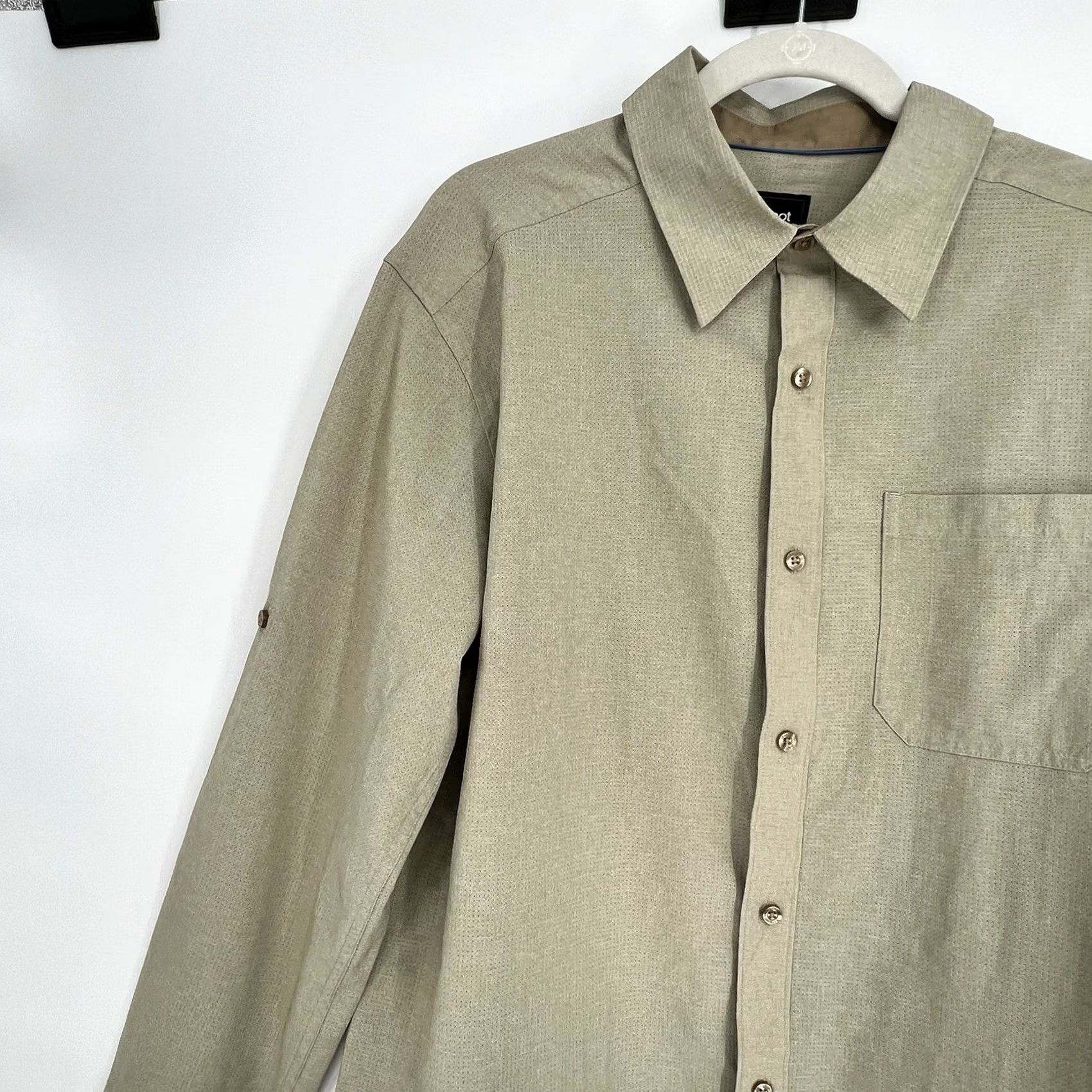 Marmot Marmot AirExchange Long-Sleeve Shirt Chinchilla Khaki Tan Men’s Large Size US L / EU 52-54 / 3 - 4 Thumbnail
