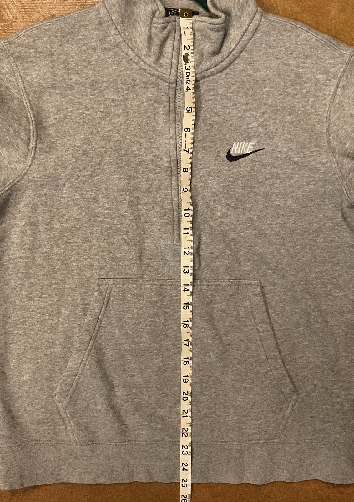 Nike Nike Men's Gray Zip-Up Sweater Size US M / EU 48-50 / 2 - 3 Thumbnail