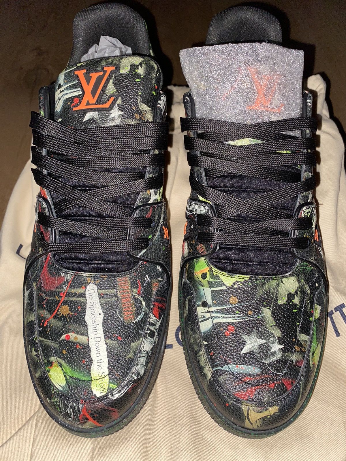 Louis Vuitton Louis Vuitton Trainer Rammellzee Size US 11 / EU 44 - 5 Thumbnail
