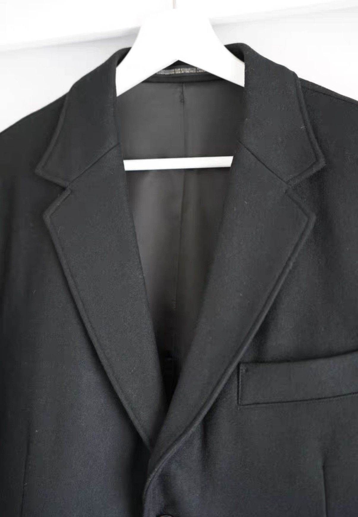 Yohji Yamamoto Yohji Yamamoto 15aw Leather Sleeve Blazer K4 Size US M / EU 48-50 / 2 - 3 Thumbnail