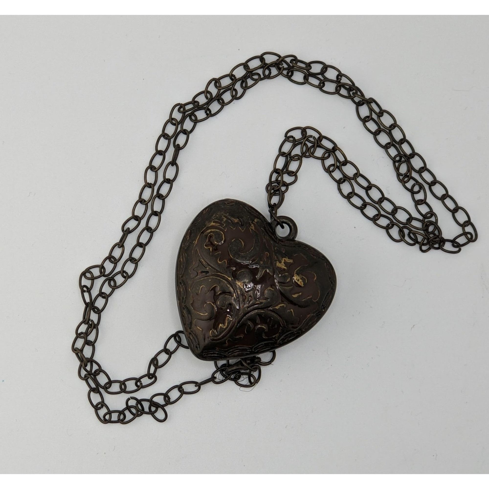 Other Victorian-Inspired Steampunk Heart Pendant Necklace With Bro Size ONE SIZE - 2 Thumbnail