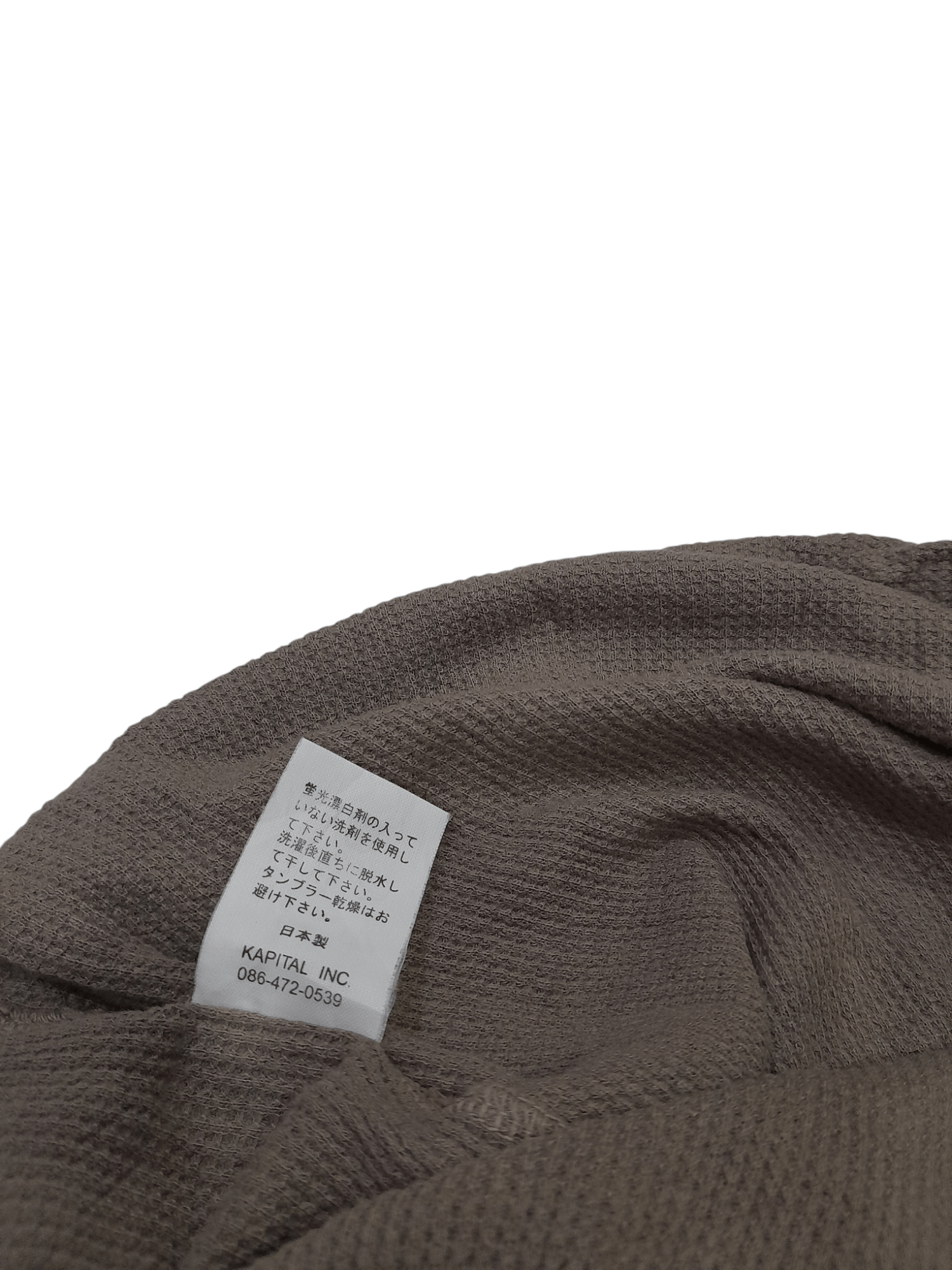 Kapital Kountry KAPITAL Japan Waffle Knit Shirt (F640) Size US L / EU 52-54 / 3 - 7 Thumbnail