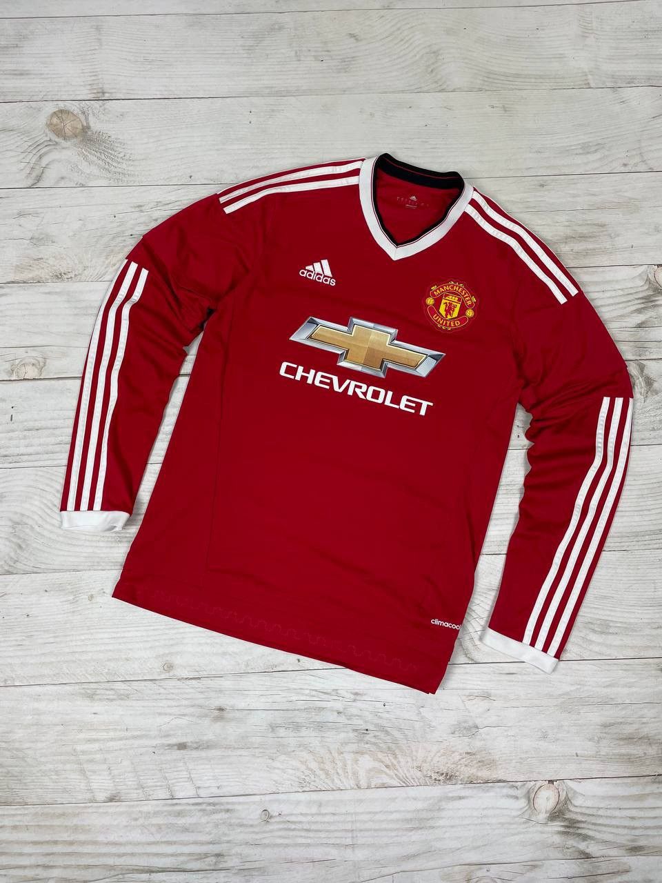 Nike Manchester United 2015 2016 Home Shirt Long Sleeve Jersey Size US S / EU 44-46 / 1 - 1 Thumbnail