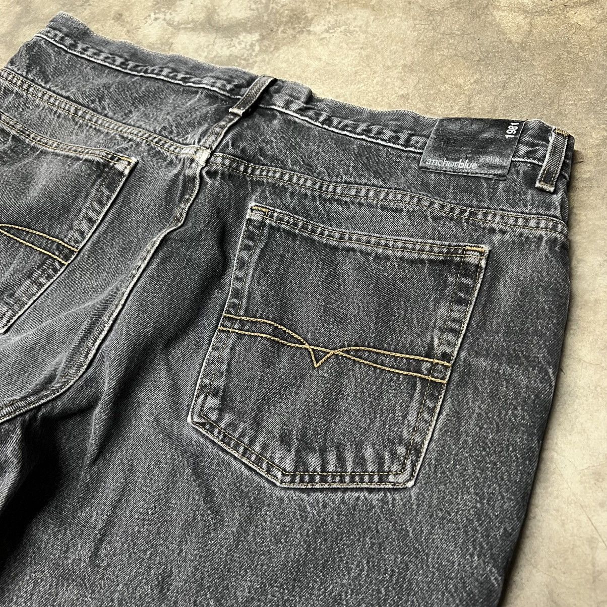 Anchor Blue × JNCO × Southpole Vintage 2000’s Anchor Blue BAGGY Wide-Leg Denim Jeans Size US 40 / EU 56 - 5 Thumbnail