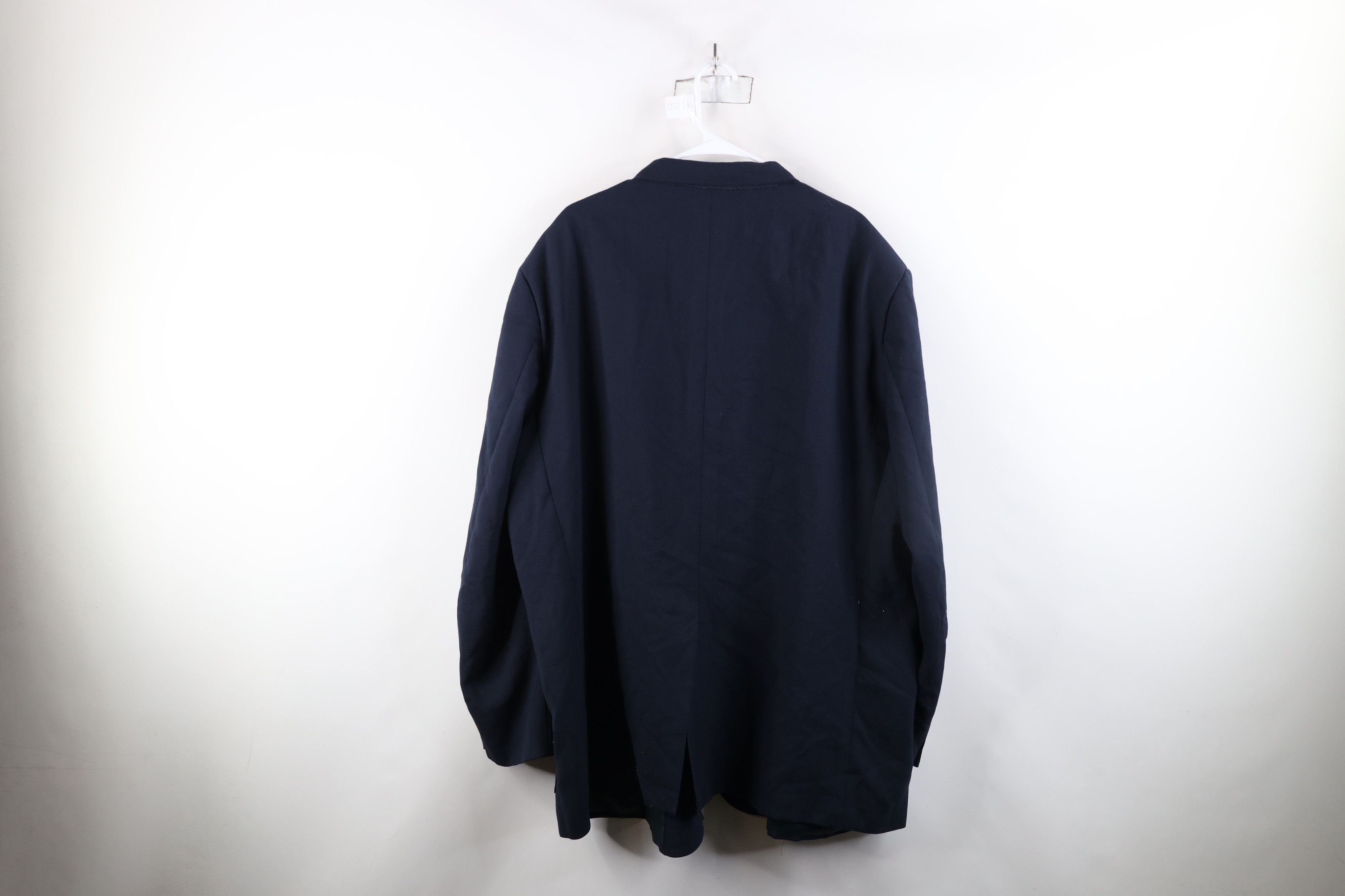 Vintage Vintage 90s Streetwear Suit Coat Blazer Jacket Navy Blue USA Size US XXL / EU 58 / 5 - 13 Thumbnail