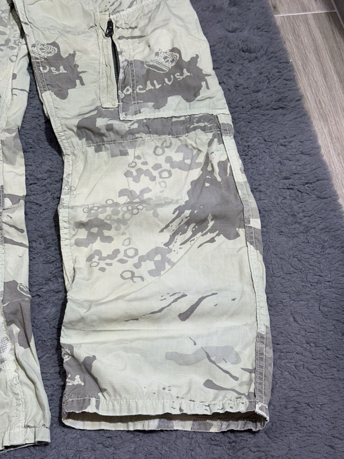 Z Brand Vintage Z-Brand "So Cal" Camo Cargo Pants Size US 34 / EU 50 - 4 Thumbnail