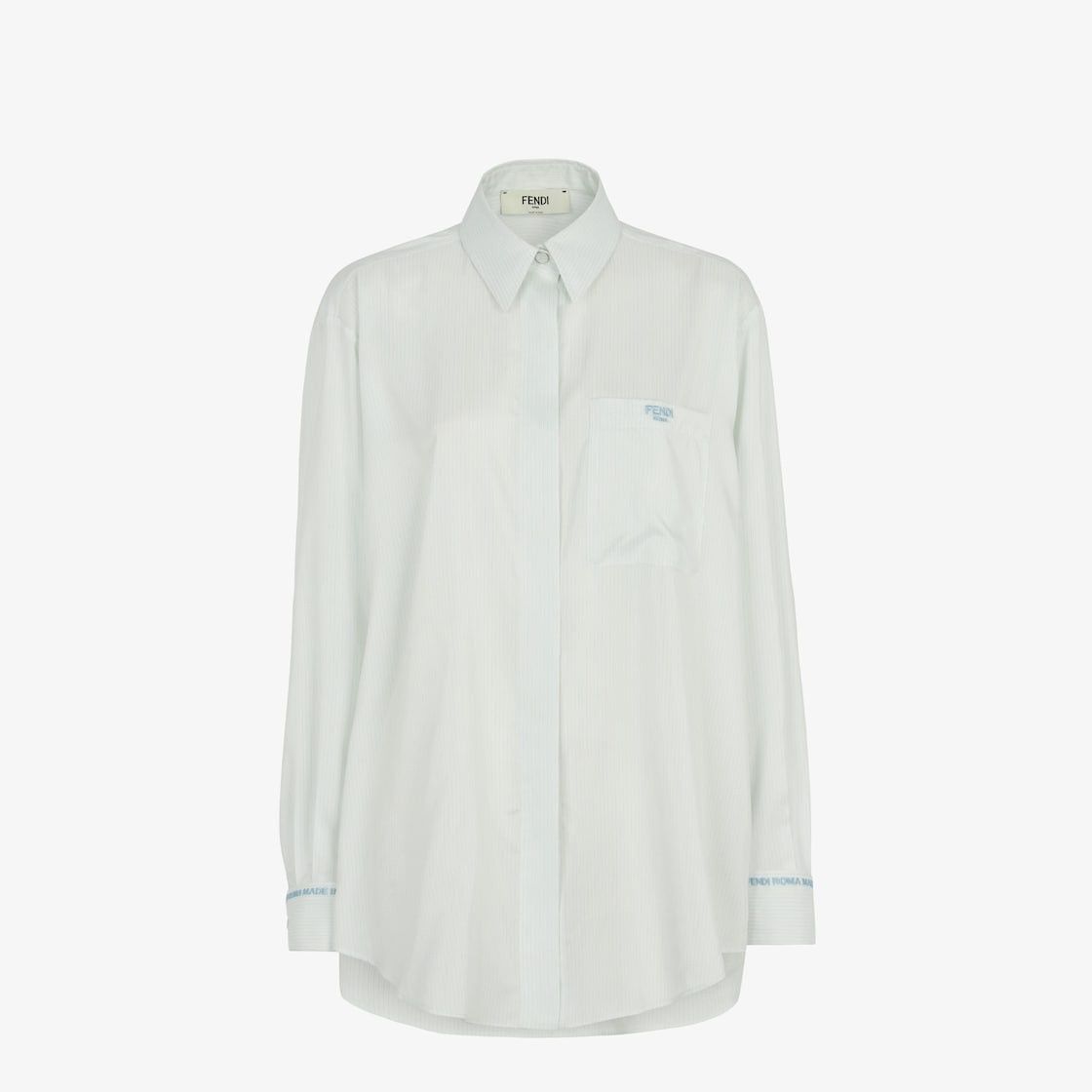 Fendi o1s1wg110925 Shirt in White Size S / US 4 / IT 40 - 1 Thumbnail
