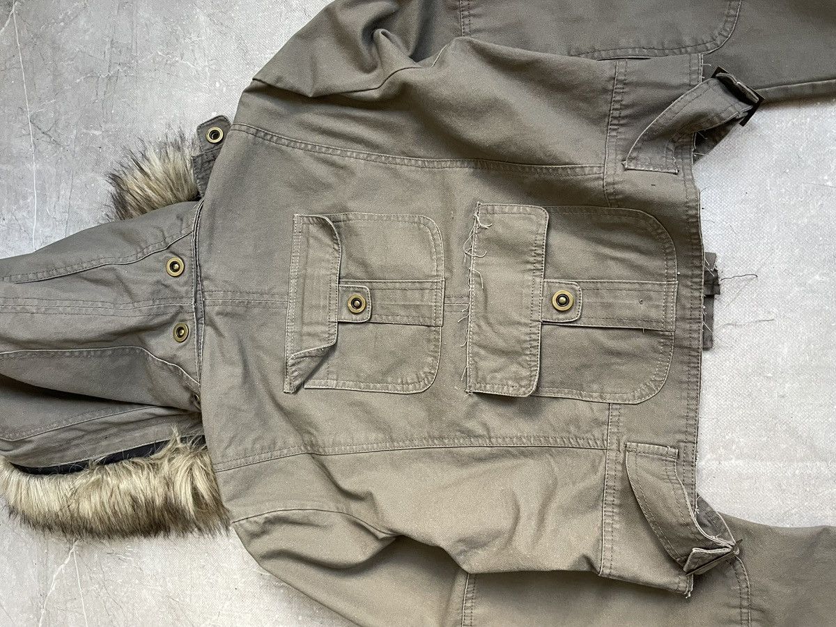 Junya Watanabe Fur hood cropped Jacket Military Style if six was nine Size US M / EU 48-50 / 2 - 12 Thumbnail
