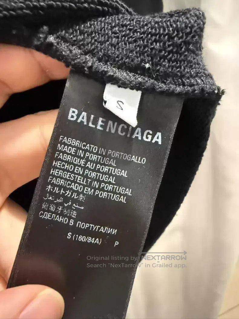 Balenciaga Balenciaga Black Coke Embroidered Hoodie Size US S / EU 44-46 / 1 - 4 Thumbnail