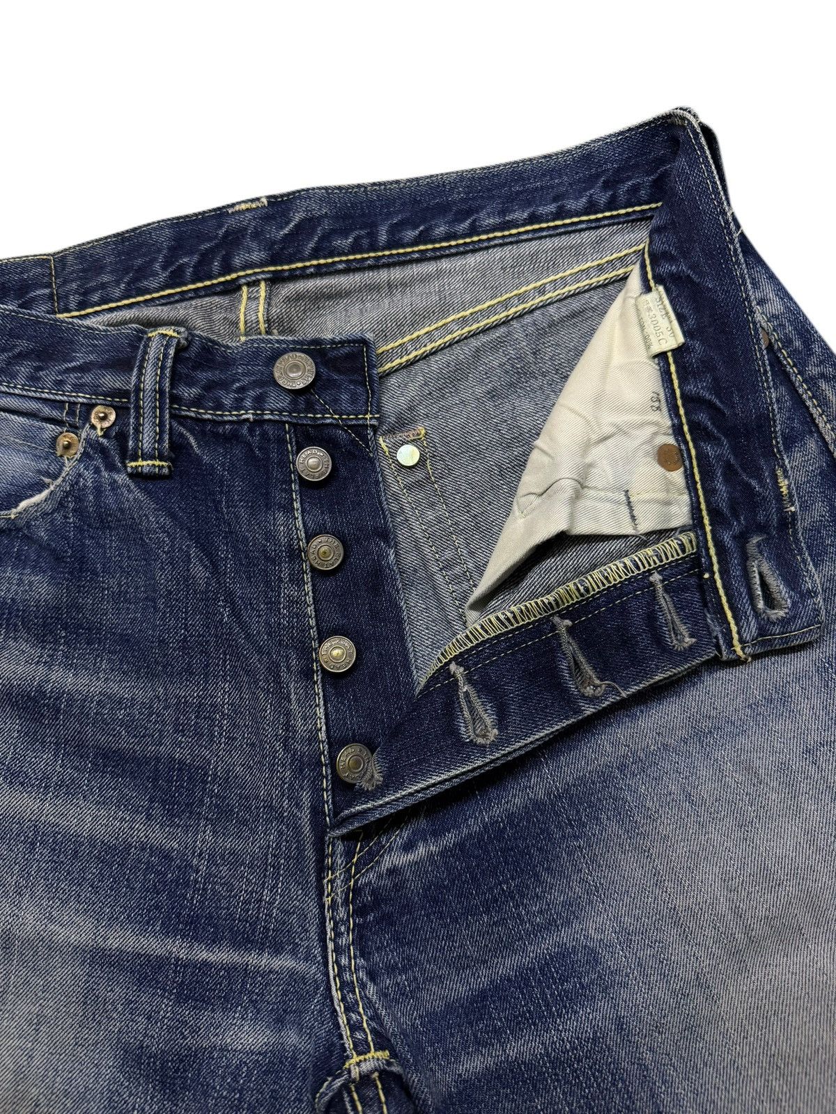 The Flat Head Vintage 00s The Flat Head 3005C Selvedge Denim Jeans | W29 Size US 29 - 12 Thumbnail