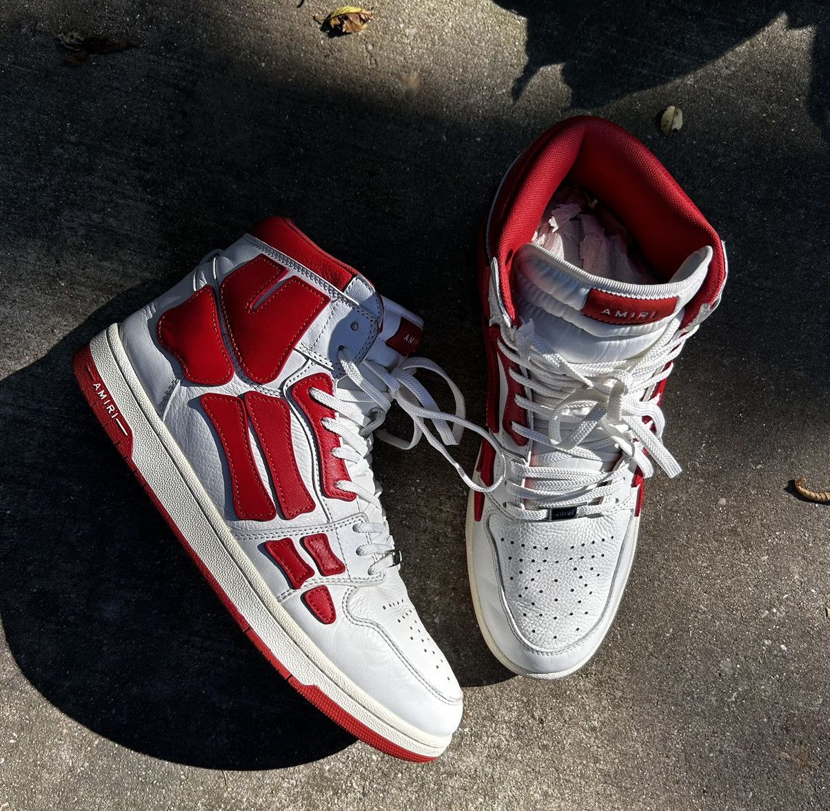 Amiri Amiri Skel High ‘Red/White’ Size 46 (13US) Size US 13 / EU 46 - 11 Thumbnail