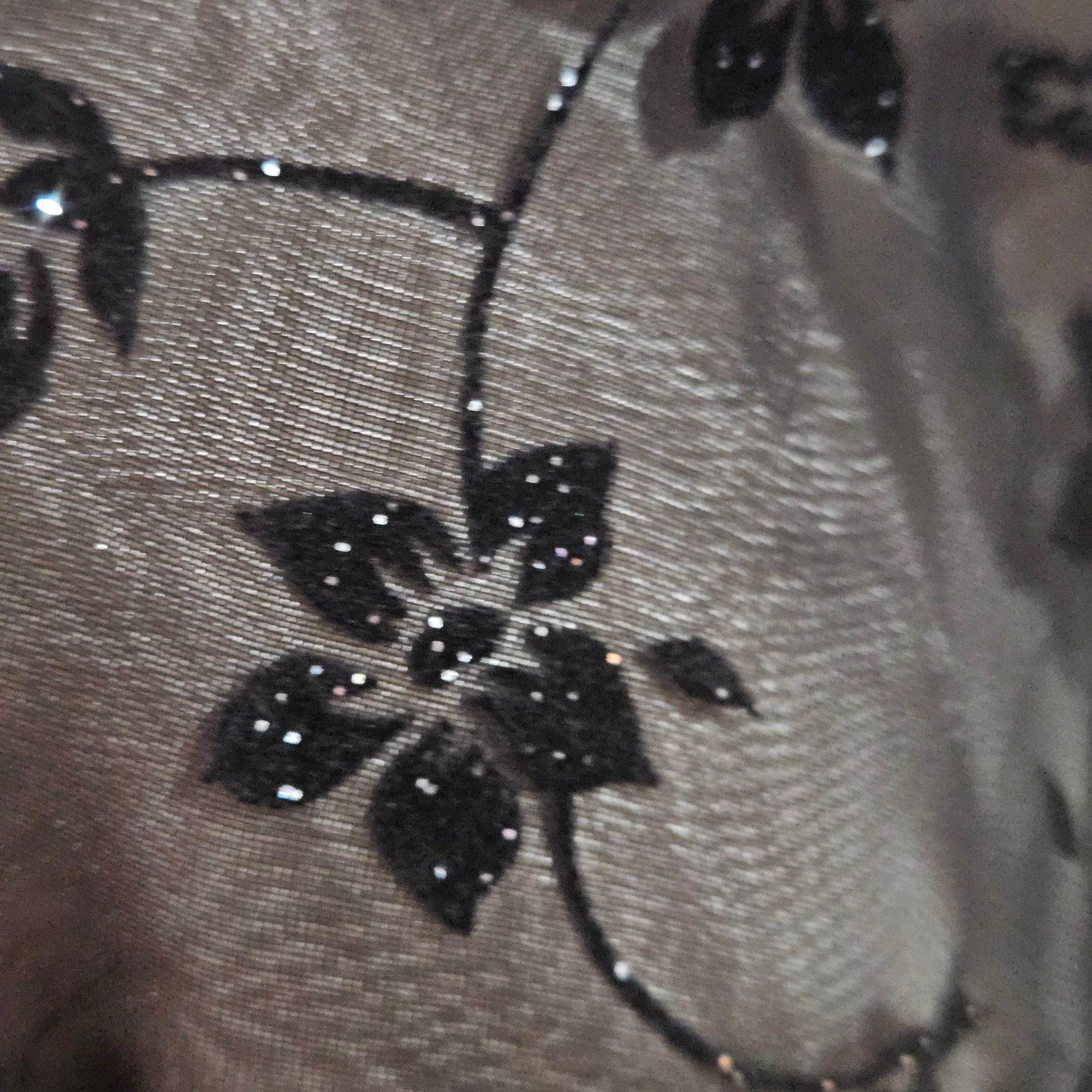 Other Betsy & Adam Women’s Halter Gown Black Floral Mesh 10 Whimsy Size L / US 10 / IT 46 - 14 Thumbnail