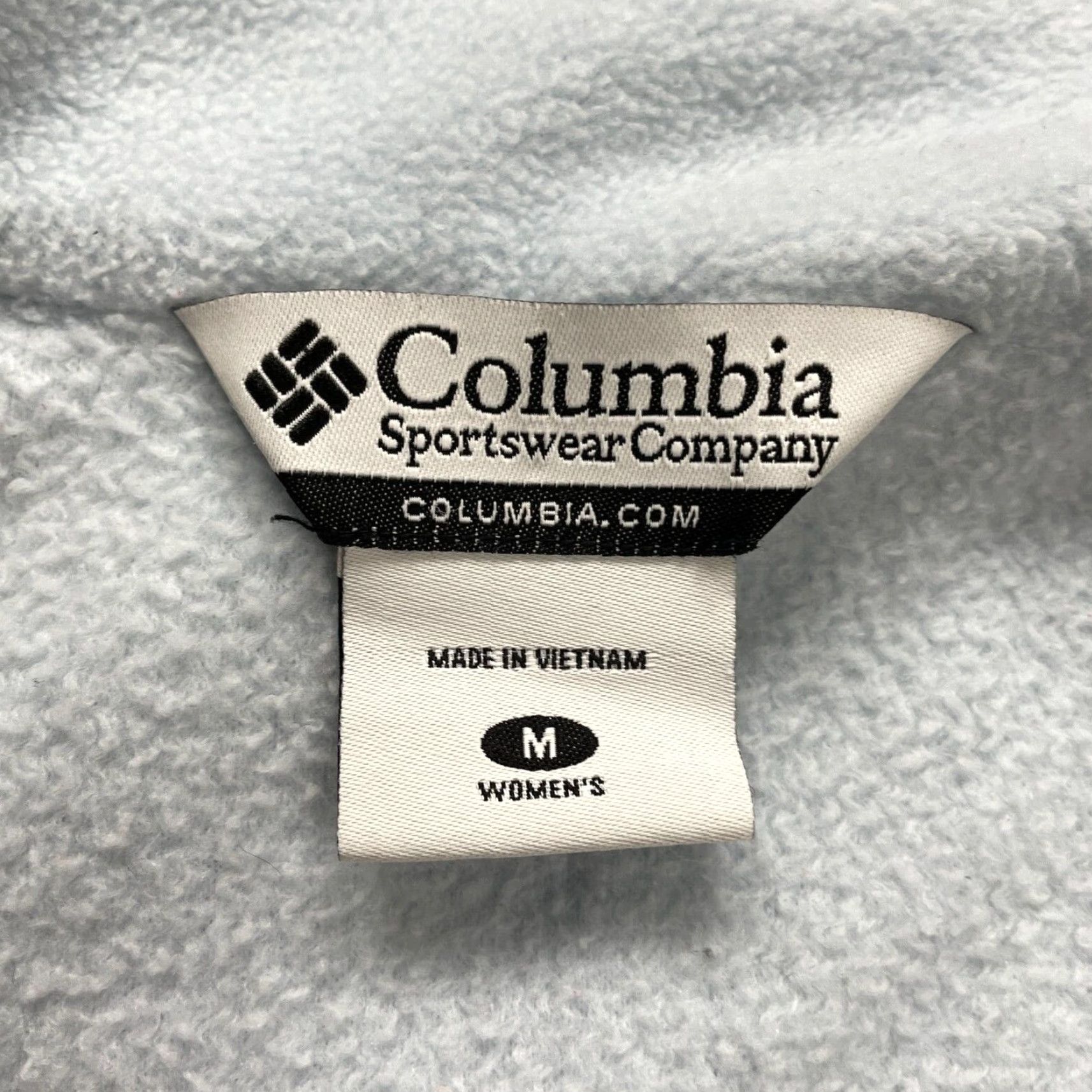Vintage Columbia Benton Springs Fleece Jacket Womens Medium Blue Full Zip Pockets Size M / US 6-8 / IT 42-44 - 6 Thumbnail