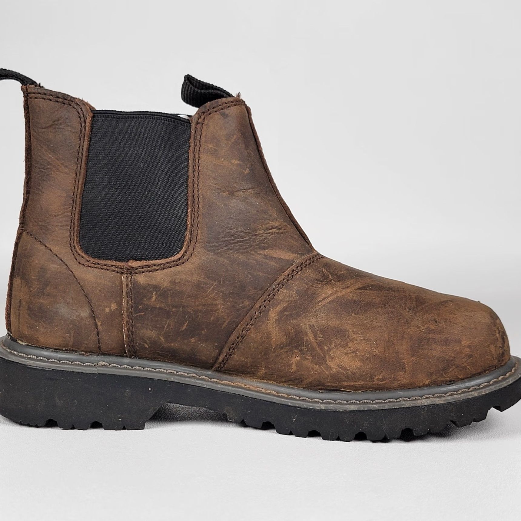 Vintage Wolverine Floorhand Romeo Waterproof Leather Brown Work Boot Women's Size 7W Size US 5 / IT 35 - 5 Thumbnail