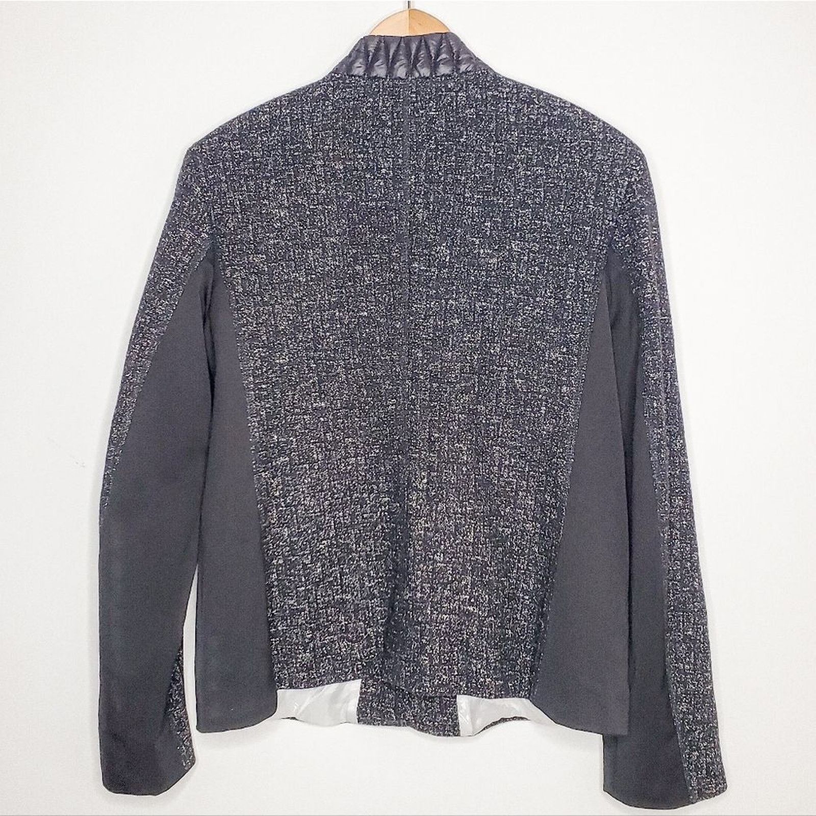 Bogner Bogner Laurette Black White Zip Up Wool Sleek Jacket Size 12 Size XL / US 12-14 / IT 48-50 - 5 Thumbnail