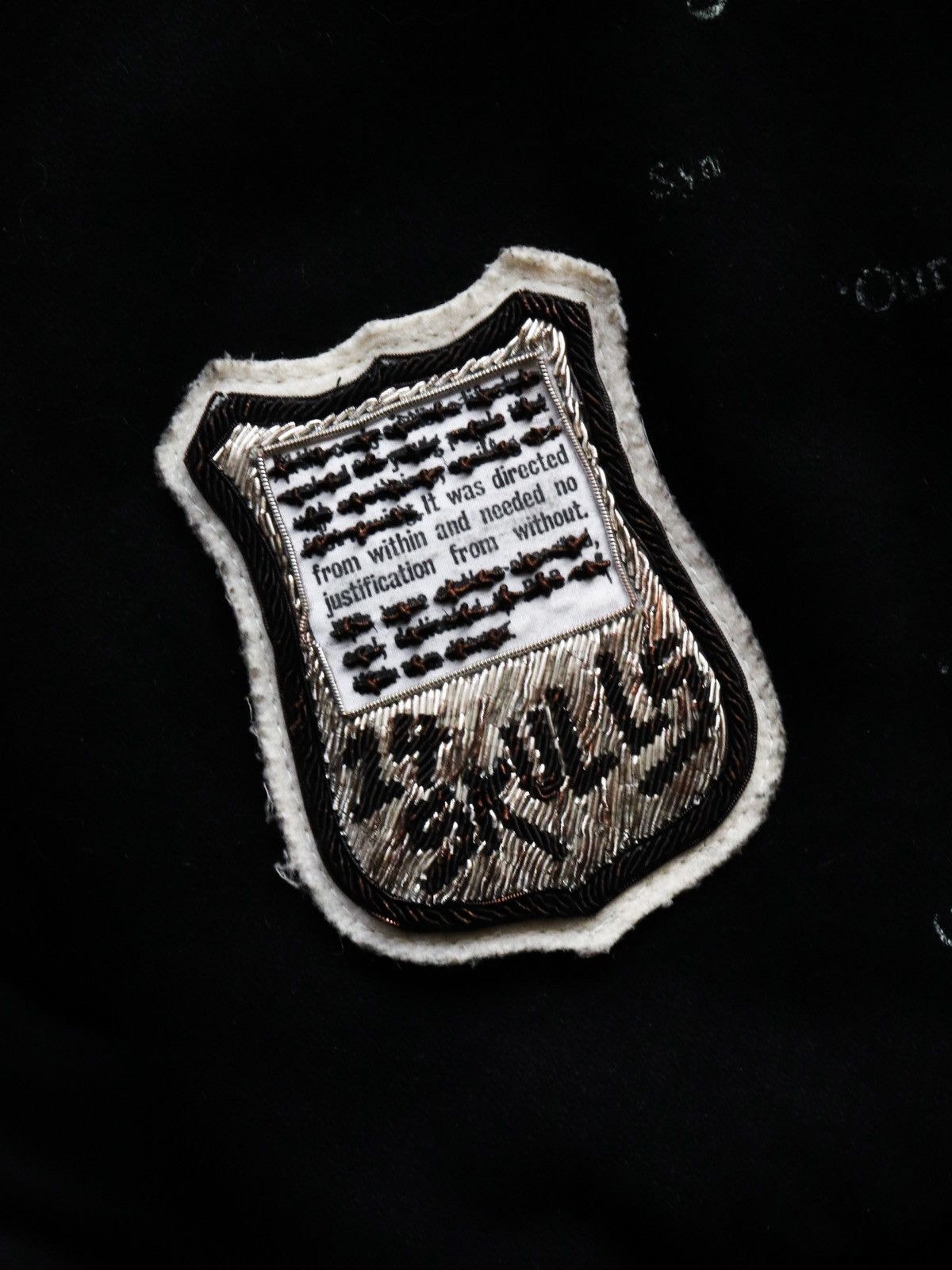Designer × Raf Simons × Raf by Raf Simons RAF By Raf Simons AW06 “Ashes & Heroes” Varsity Jacket Size US M / EU 48-50 / 2 - 8 Thumbnail