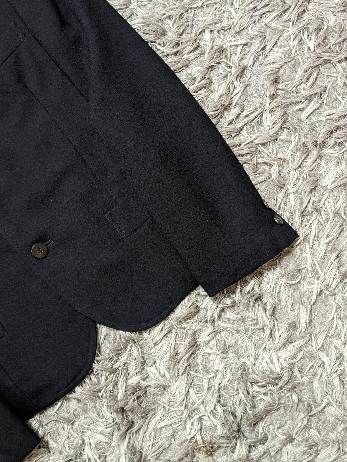 Comme des Garcons × Rei Kawakubo × Vintage 🔥Vintage AD1990 CdG TRICOT Wool Nice Design Blazer Size 36R - 6 Thumbnail