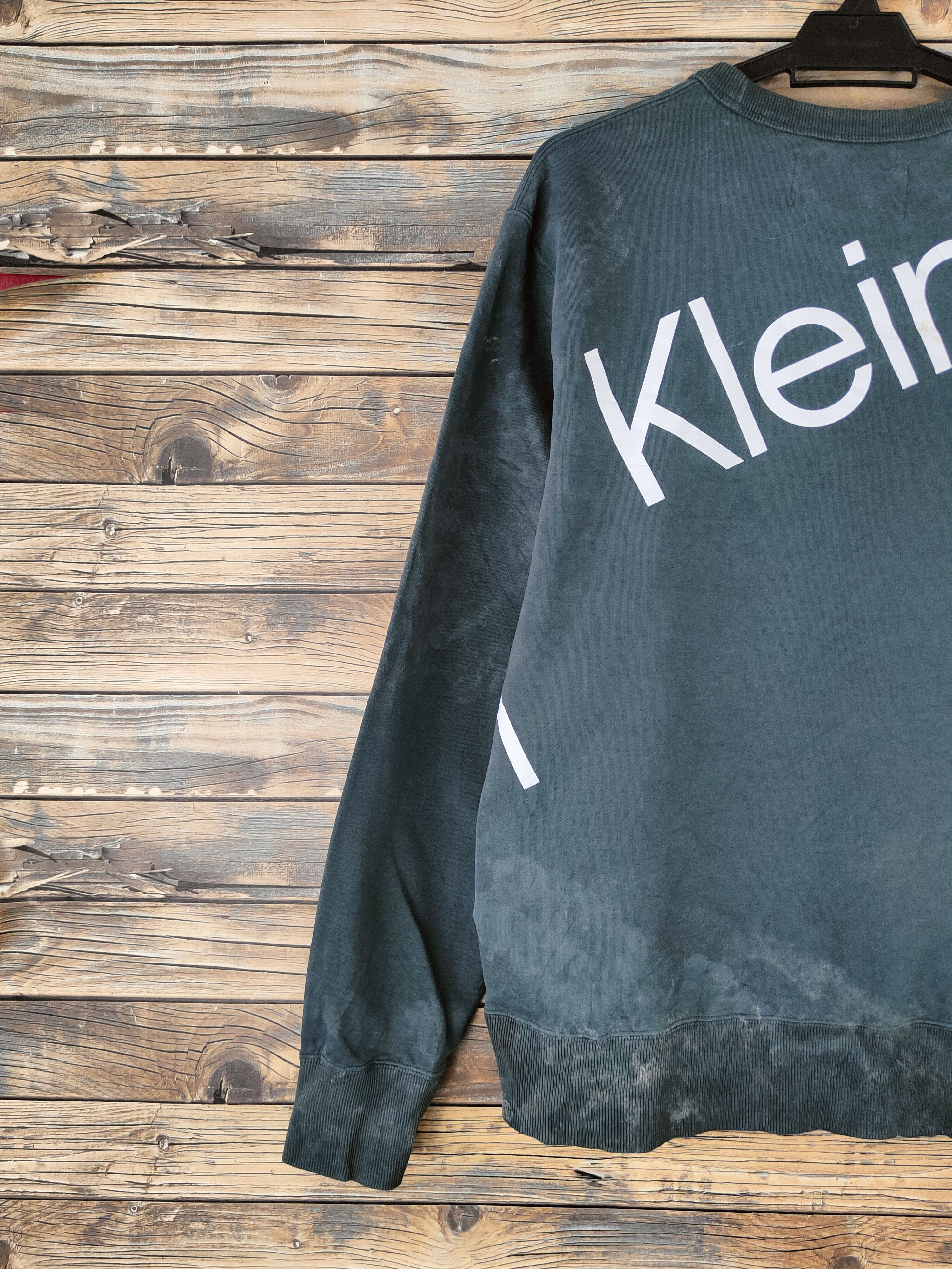 Calvin Klein SUPER BIG LOGO Calvin Klein Jeans Emerald Sweatshirt Size US L / EU 52-54 / 3 - 8 Thumbnail