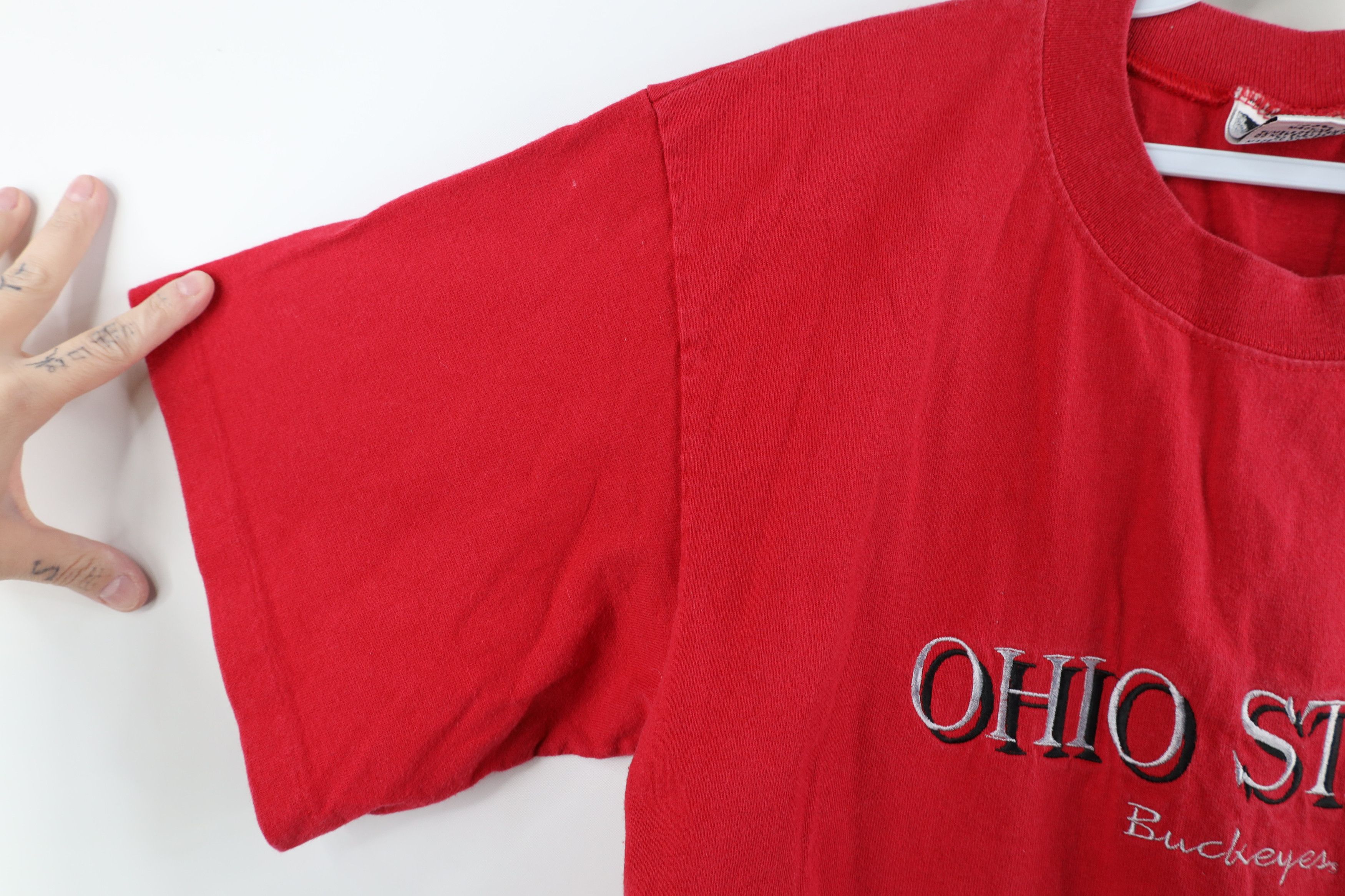 Vintage Vintage 90s Ohio State University Short Sleeve T-Shirt USA Size US M / EU 48-50 / 2 - 9 Thumbnail