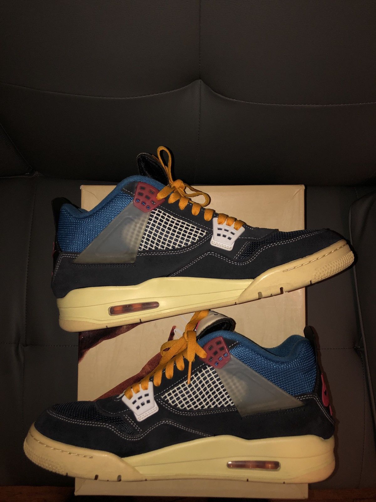 Jordan Brand × Union LA Jordan 4 Union Off Noir Size US 13 / EU 46 - 1 Thumbnail