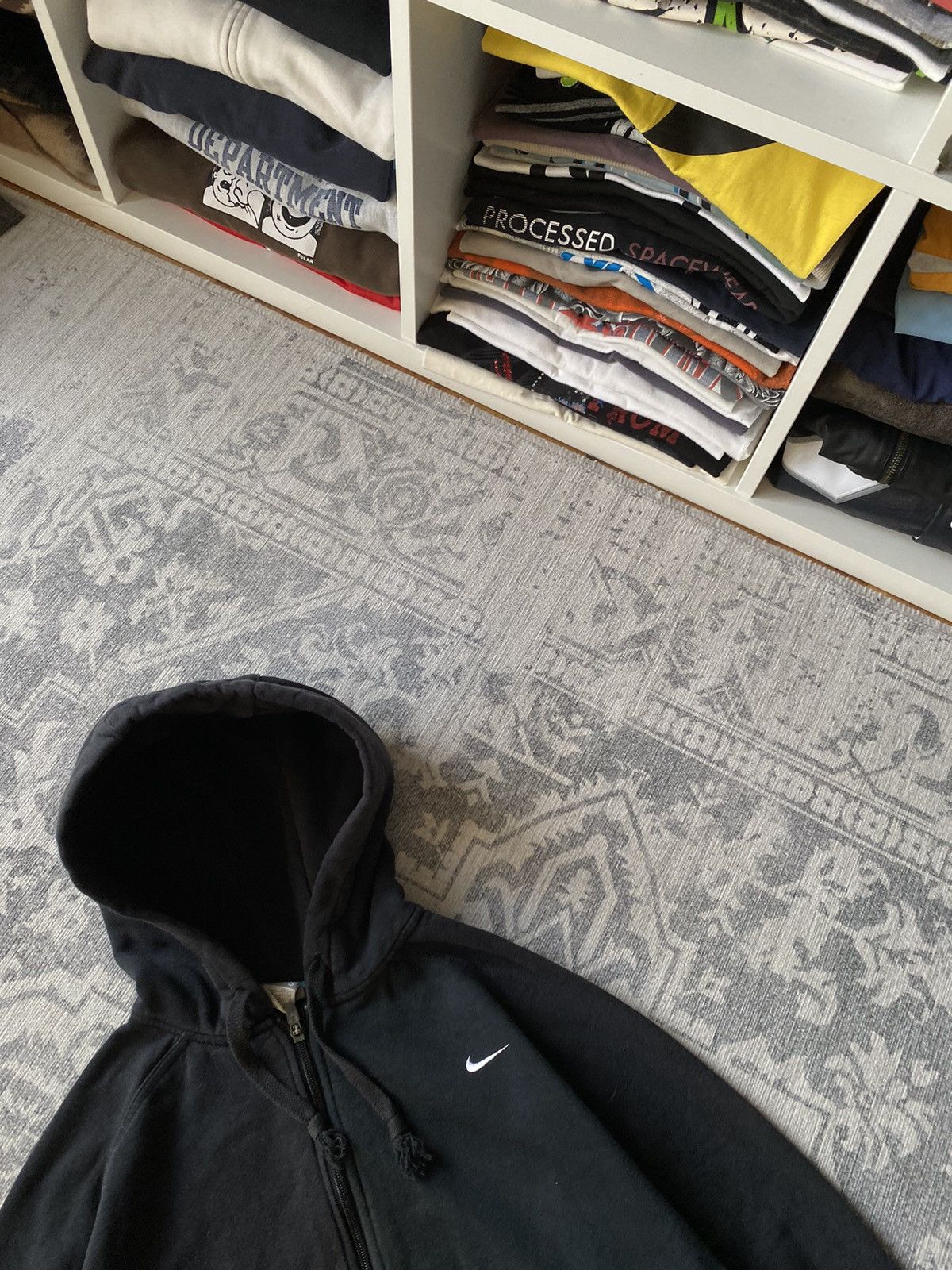 Vintage Nike Vintage Zip Hoodie Faded Distressed Japanese Y2K Boxy Size US M / EU 48-50 / 2 - 5 Thumbnail