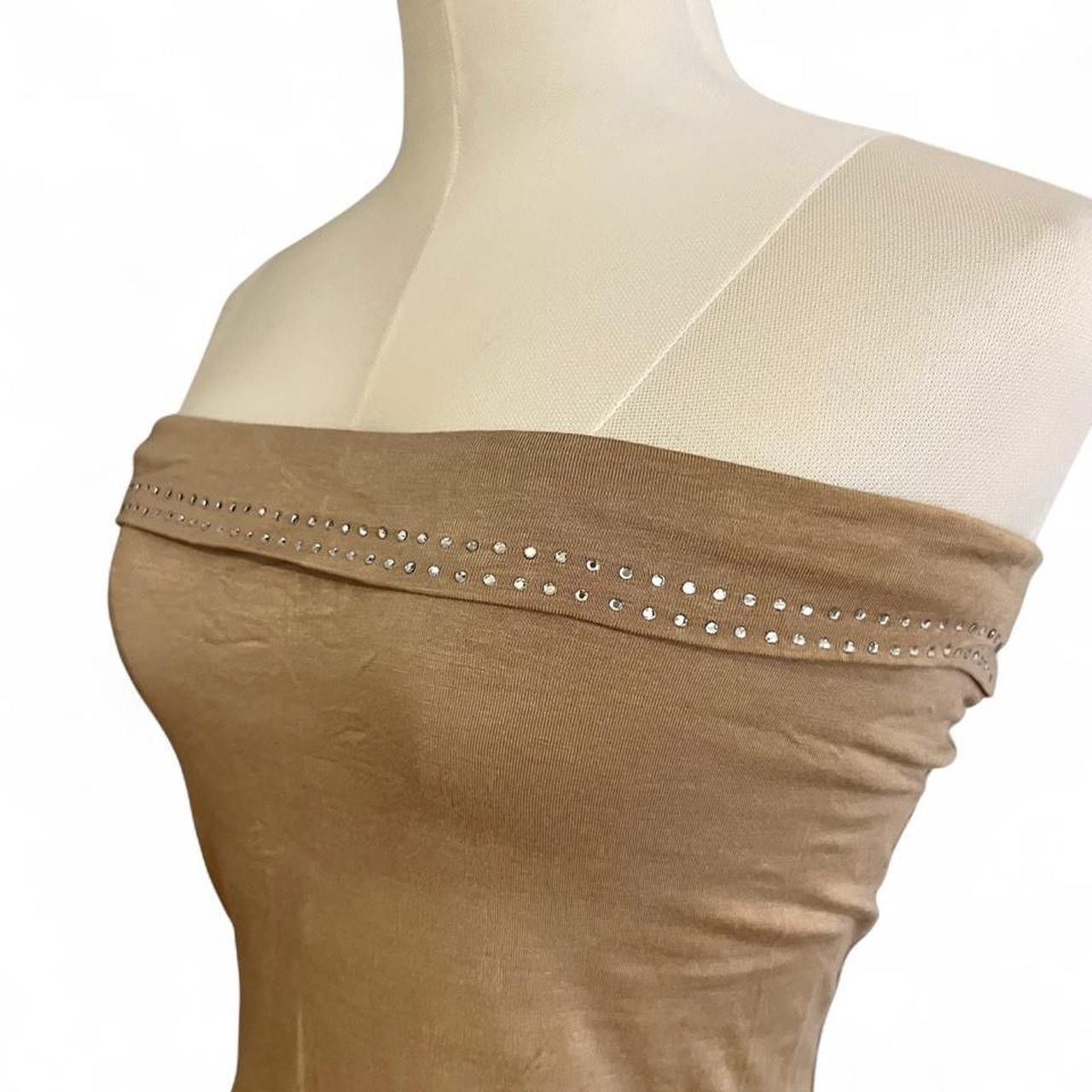 Other Y2K fairy boho brown bedazzled tube top Size XS / US 0-2 / IT 36-38 - 3 Thumbnail
