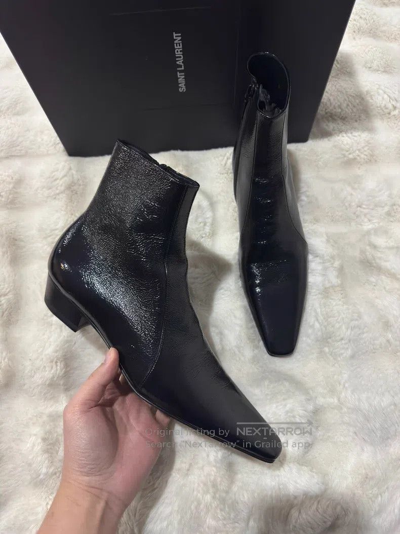 Saint Laurent Paris Saint Laurent Paris Crinkle Boots Men's Boots Size US 8 / EU 41 - 1 Thumbnail