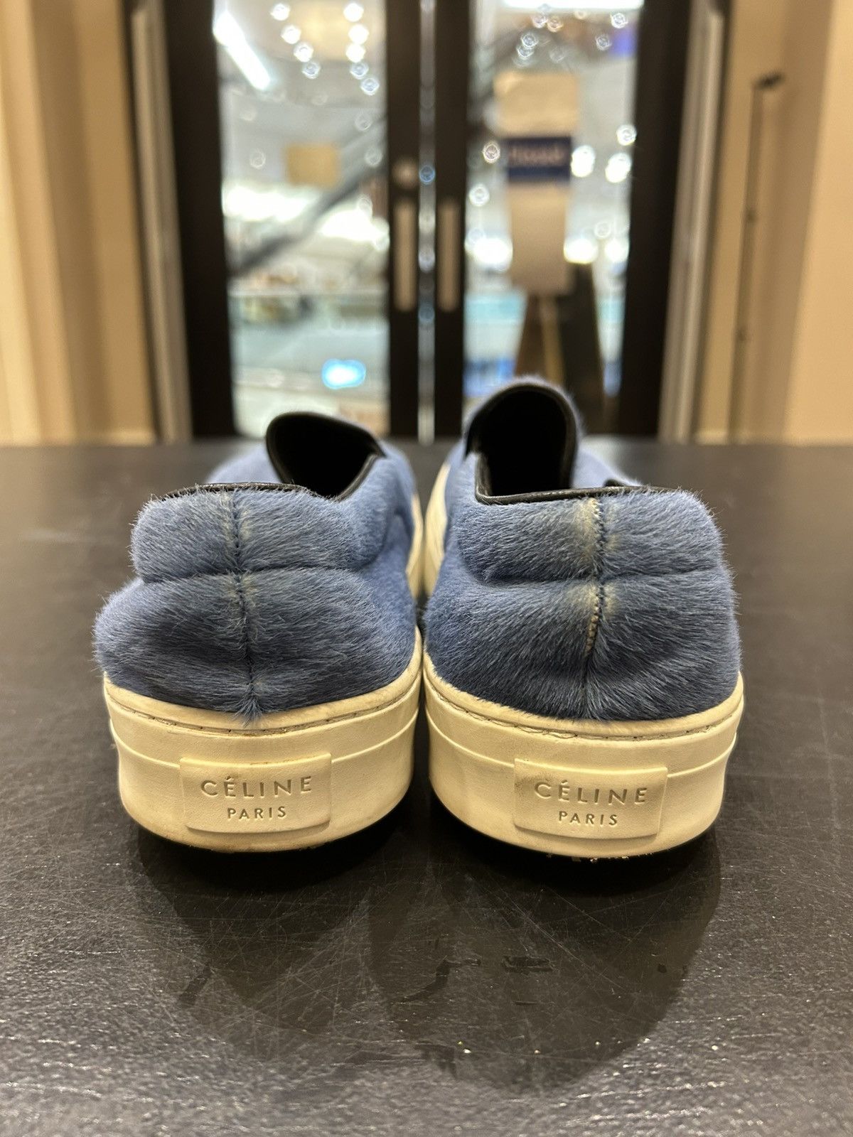 Celine Celine Fur Slip On Sneaker Size US 7 / EU 40 - 4 Thumbnail