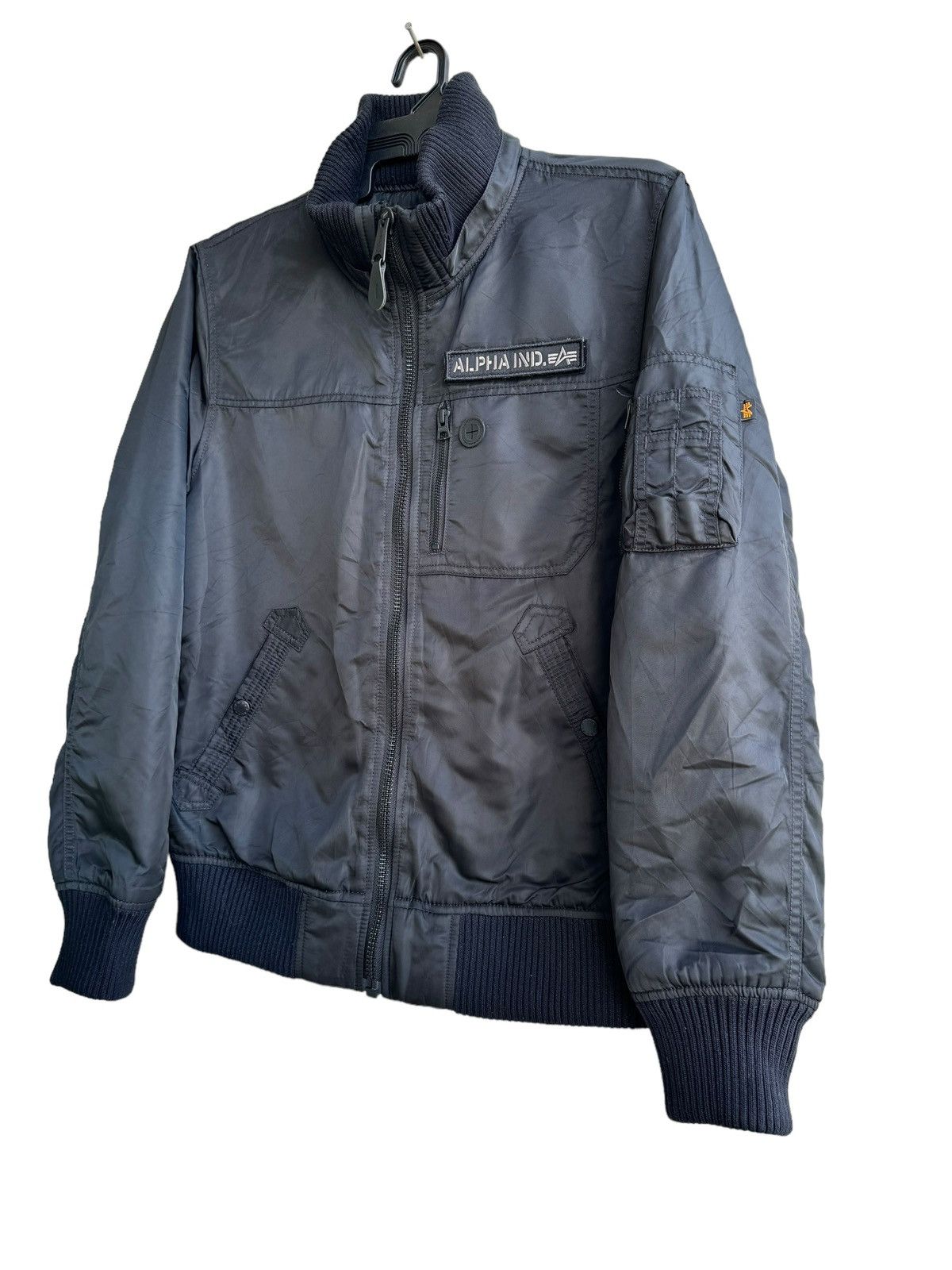 Alpha Industries × Vintage Vintage Bomber Jacket Alpa Industries Size US L / EU 52-54 / 3 - 1 Thumbnail